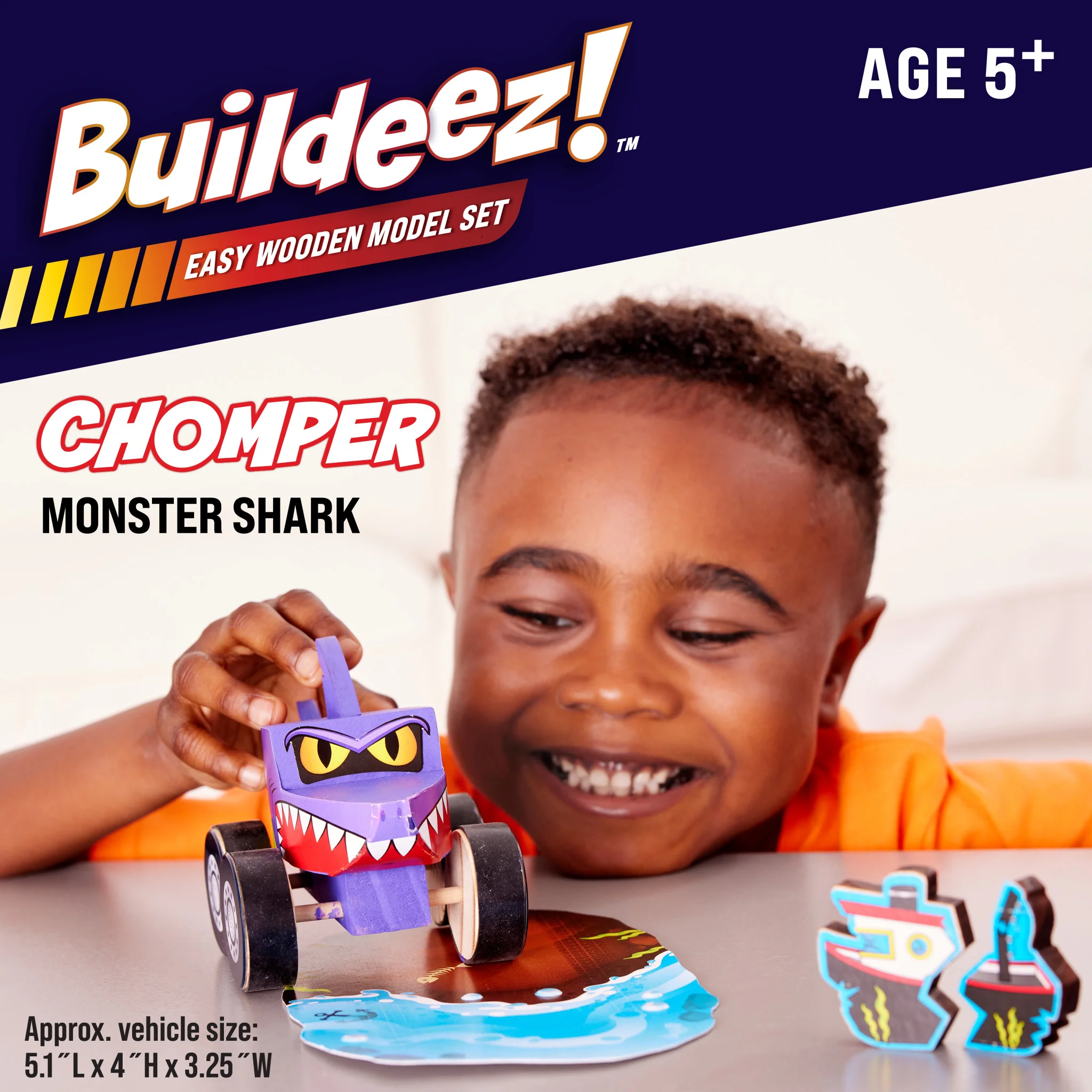 Buildeez!™ Monster Shark - Chomper - #6458000 - Image 2