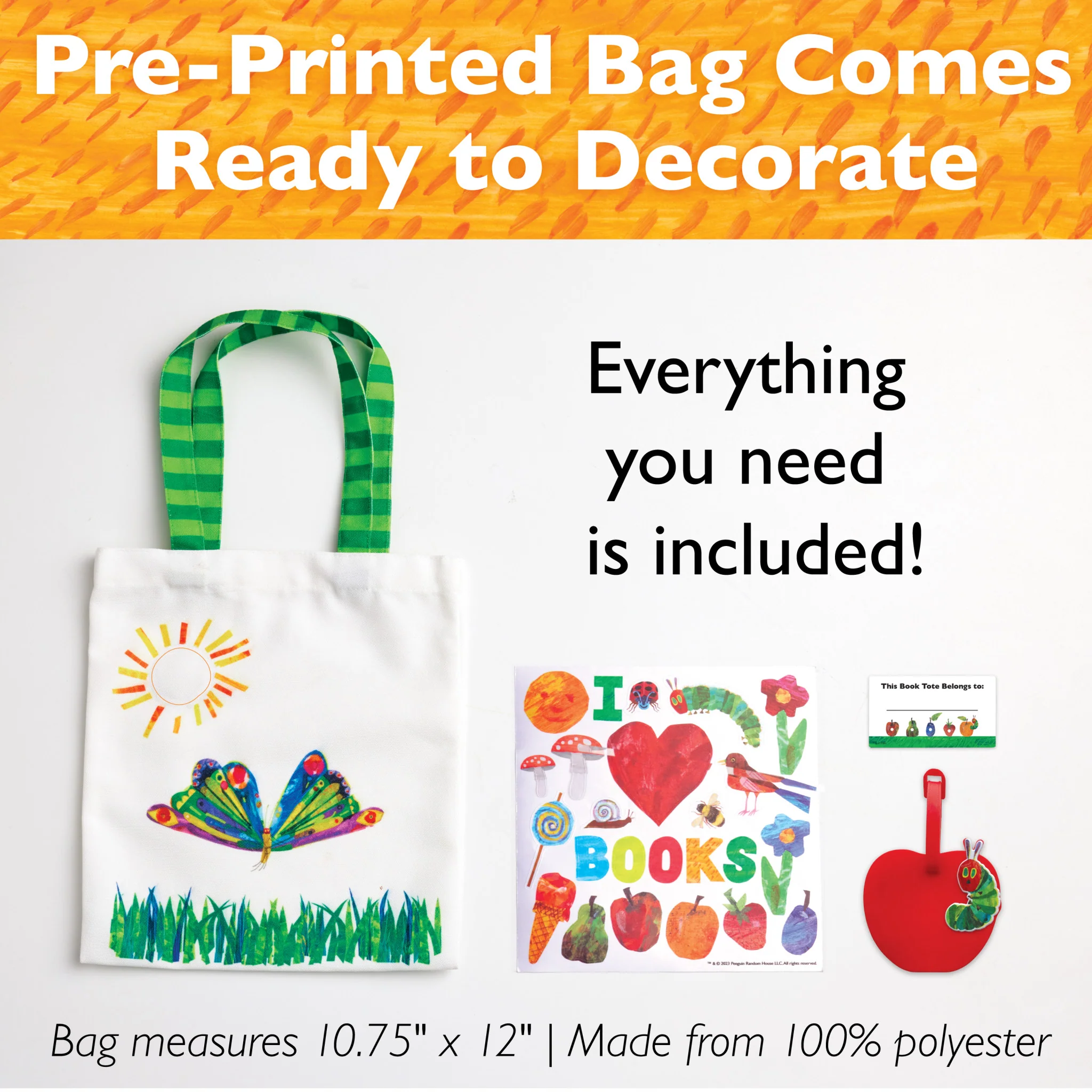 The Very Hungry Caterpillar My Book Tote - #6374000 - Image 3