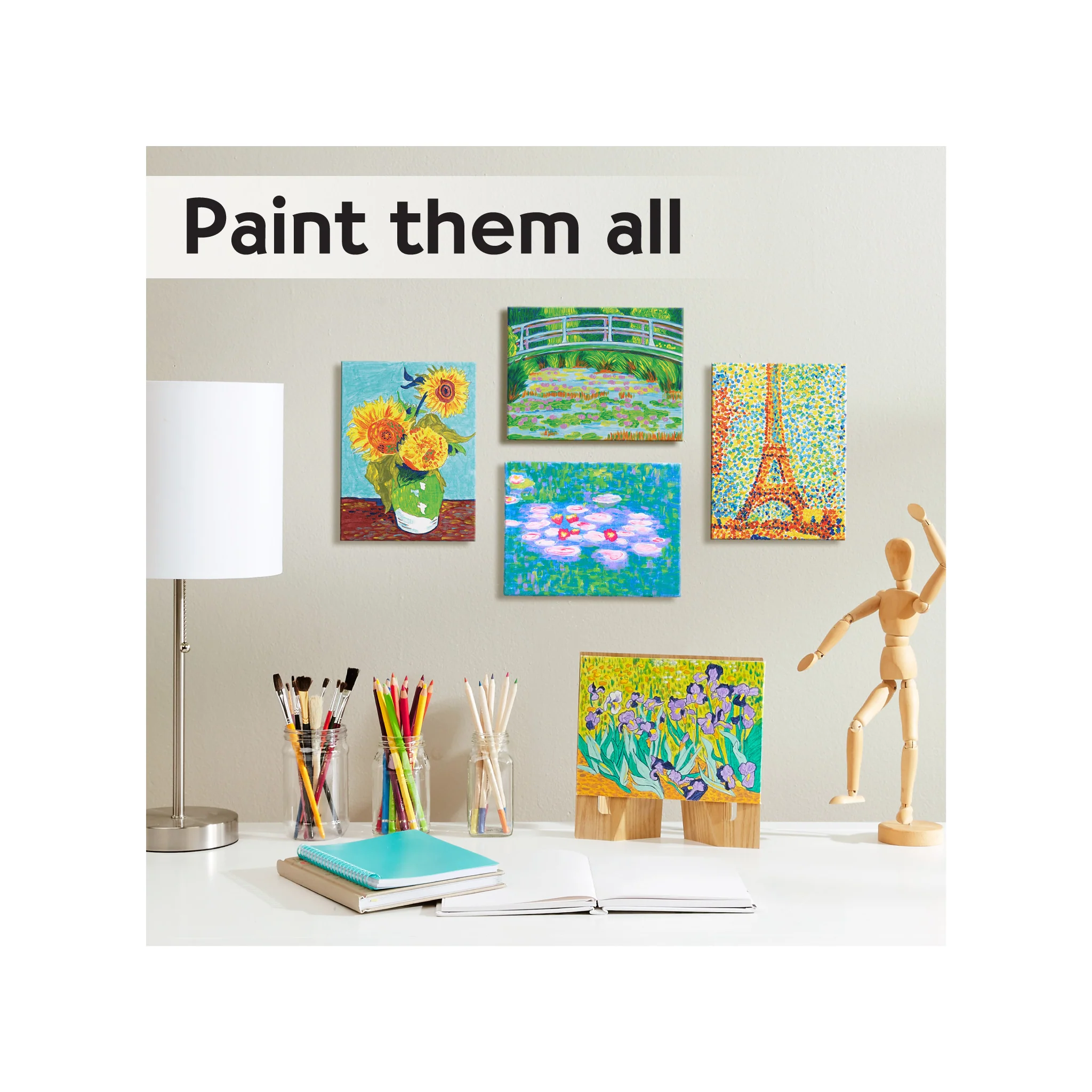 Paint by Number Museum Series – Irises - #FC14349 - Image 5