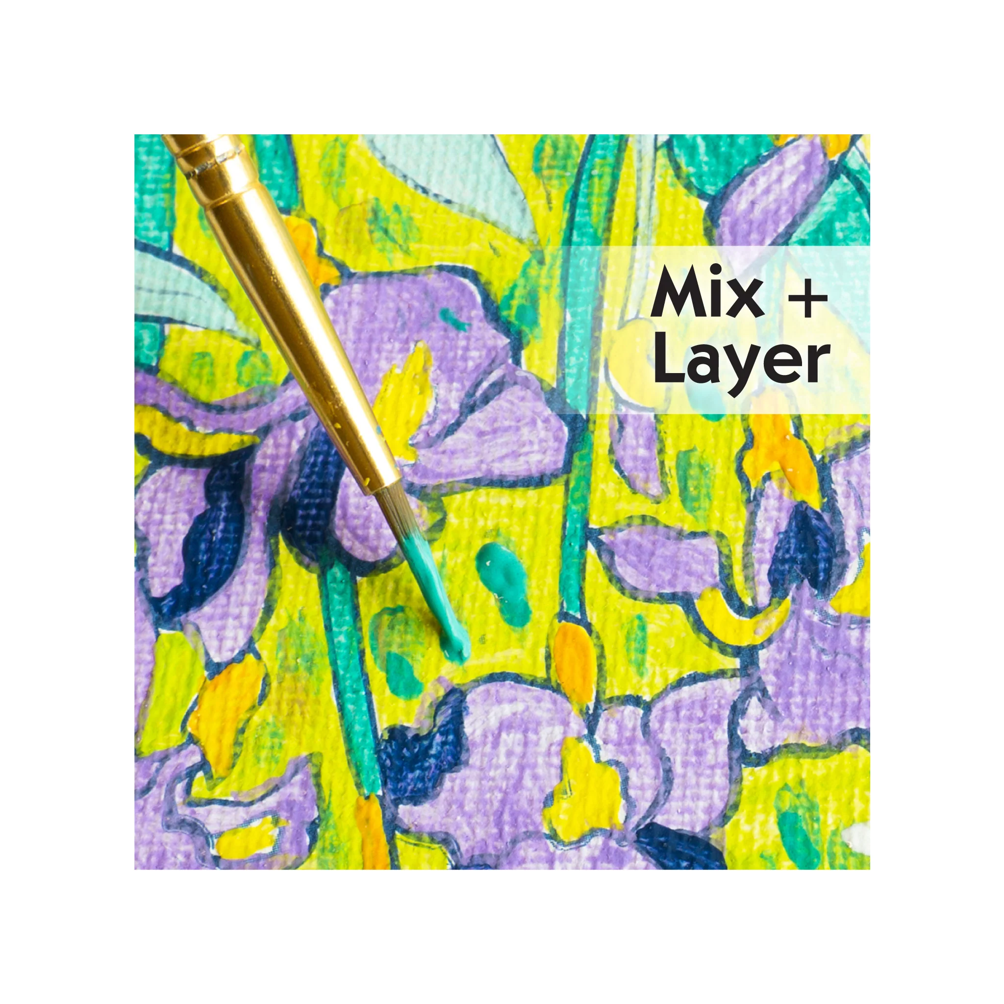 Paint by Number Museum Series – Irises - #FC14349 - Image 7