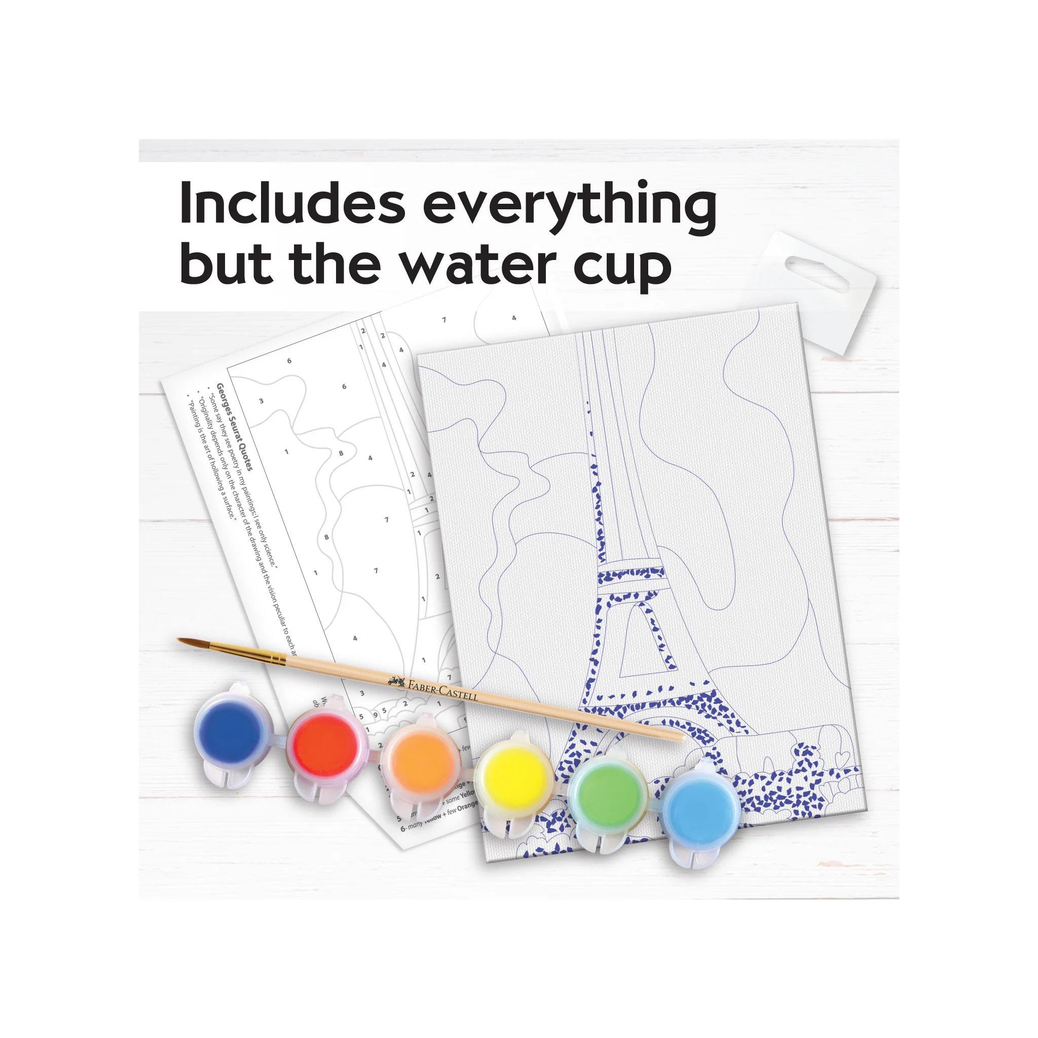Paint by Number Museum Series - The Eiffel Tower - #FC14300 - Image 3