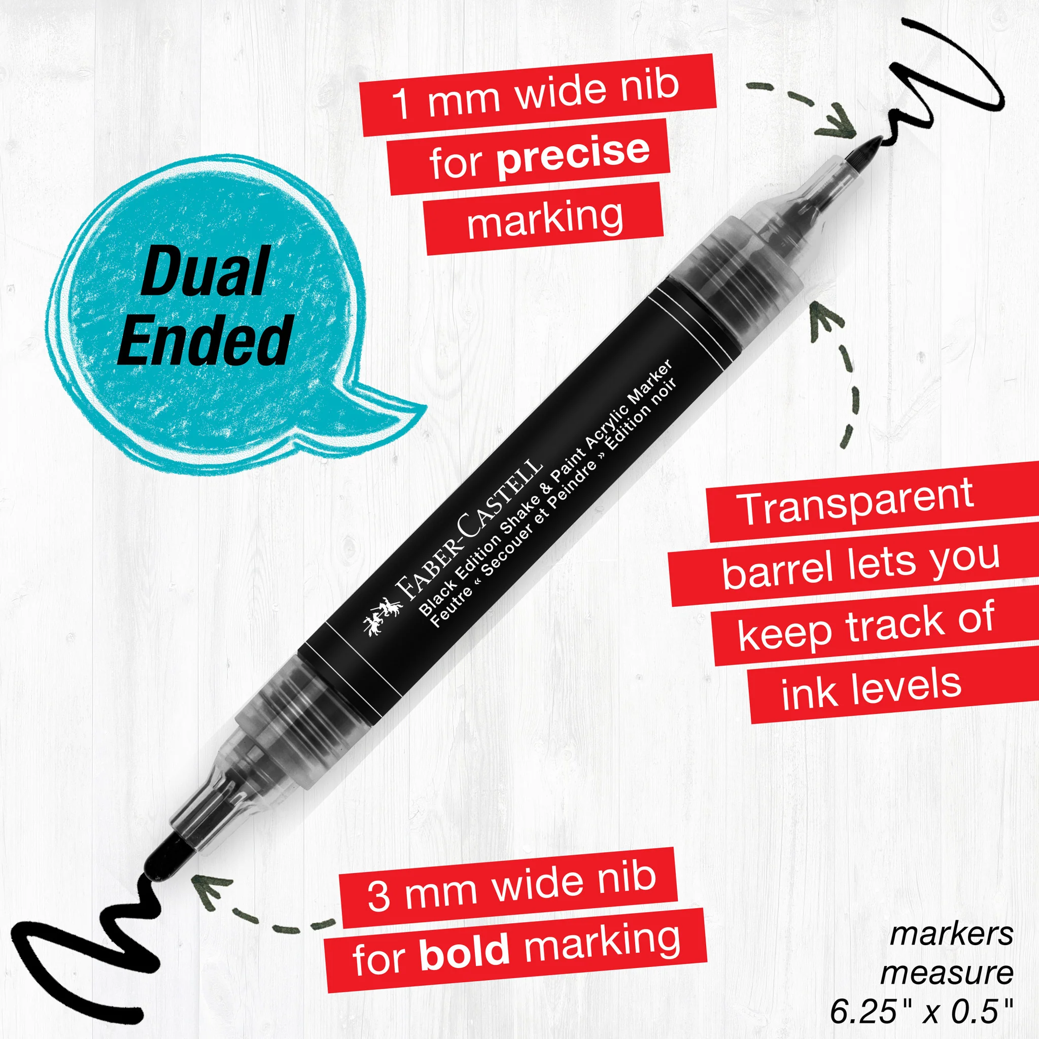 Black Edition Shake & Paint Markers - Black 1ct - #FC285598 - Image 4