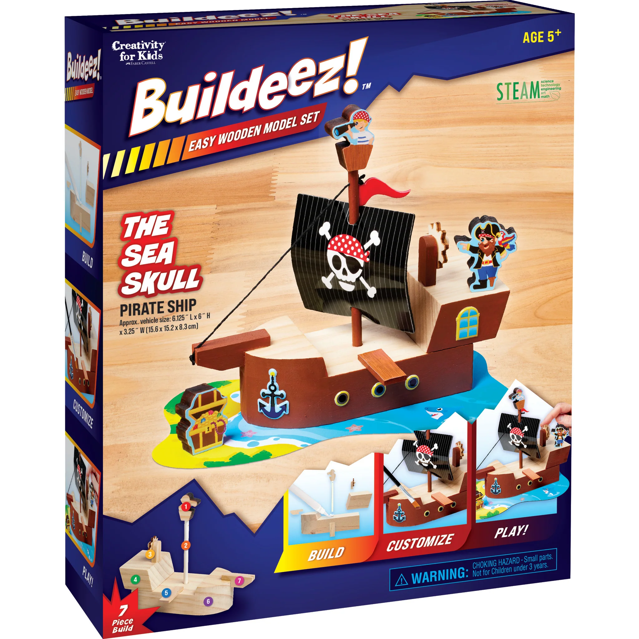 Buildeez!™ Pirate Ship - The Sea Skull - #6459000