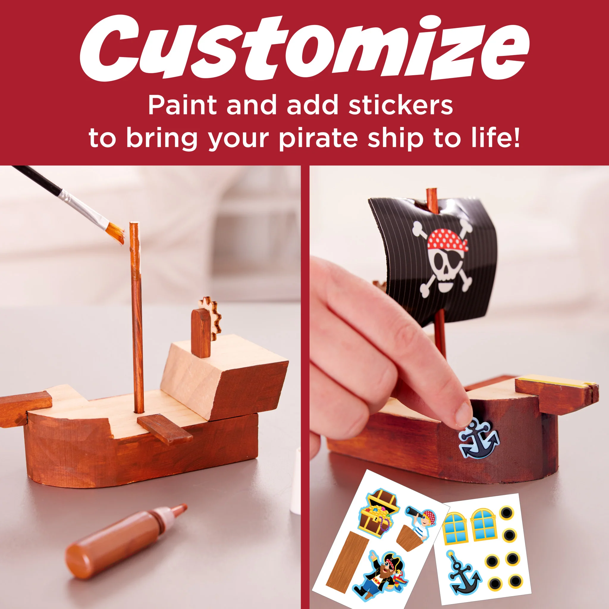 Buildeez!™ Pirate Ship - The Sea Skull - #6459000 - Image 6