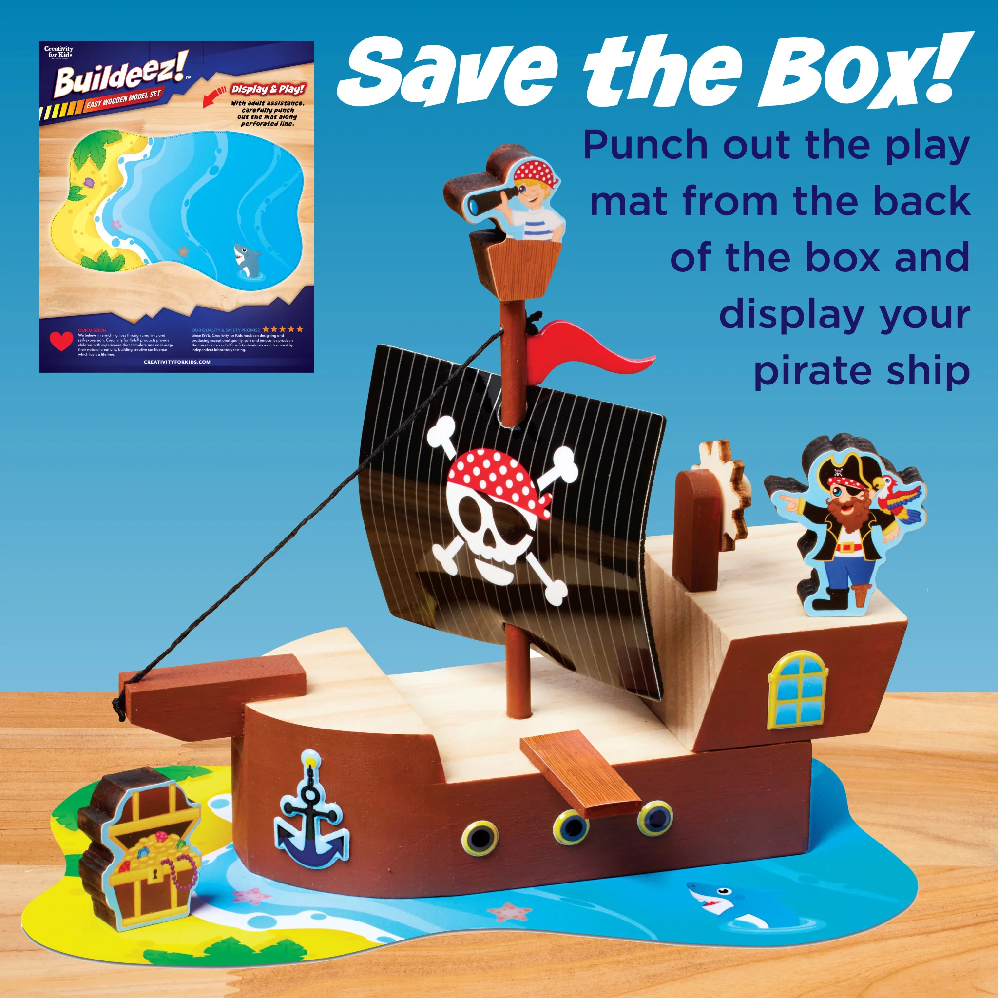 Buildeez!™ Pirate Ship - The Sea Skull - #6459000 - Image 8