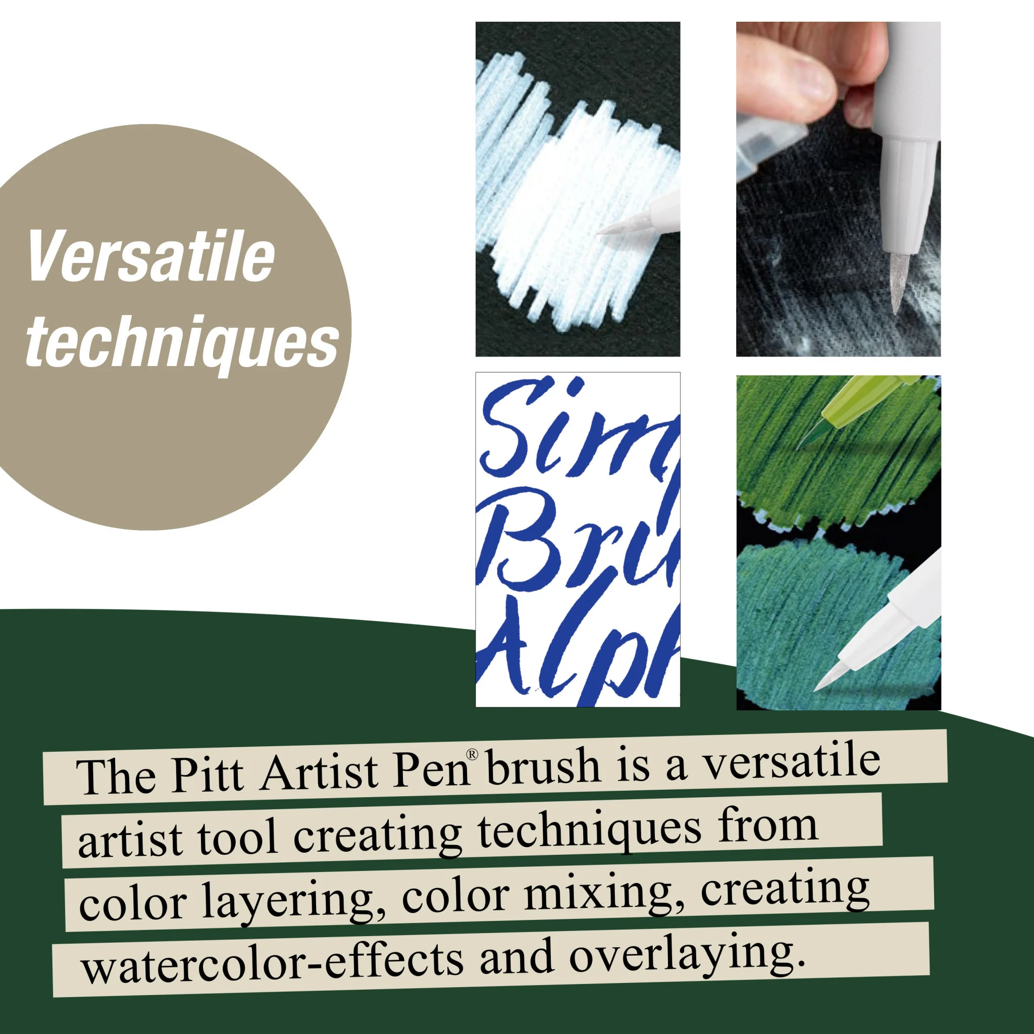 Pitt Artist Pen Brush - #101 White - #FC167401 - Image 7