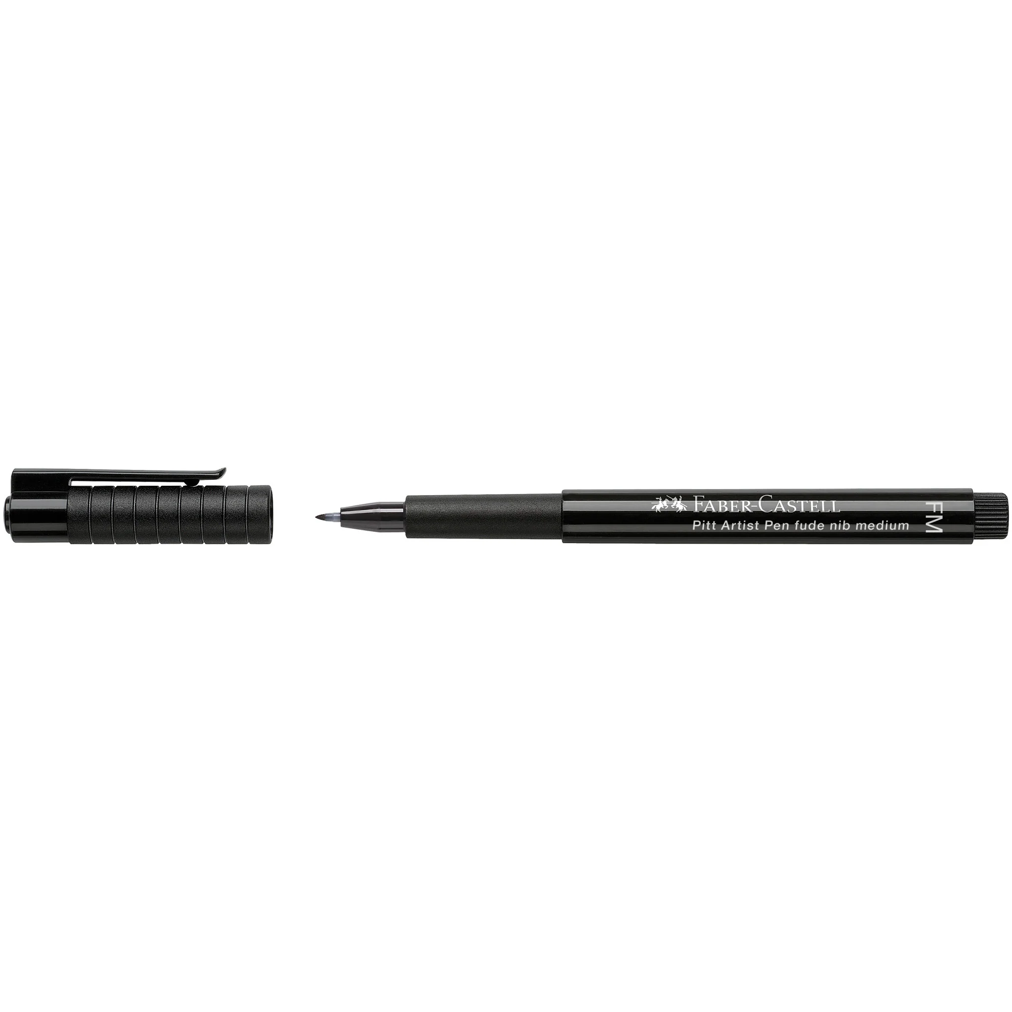 Pitt Artist Pen, Fude Medium - #199 Black - #FC167894 - Image 3