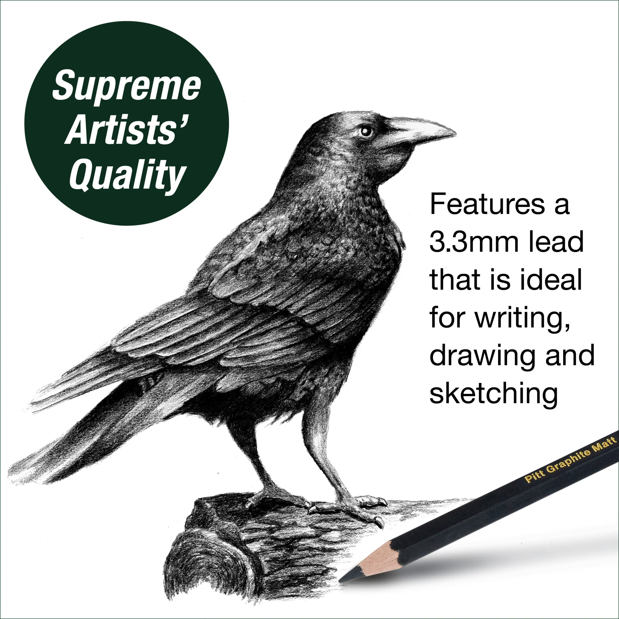 Pitt Graphite Matte, Sketching Set (10B, 12B, 14B) - #FC115297 - Image 4