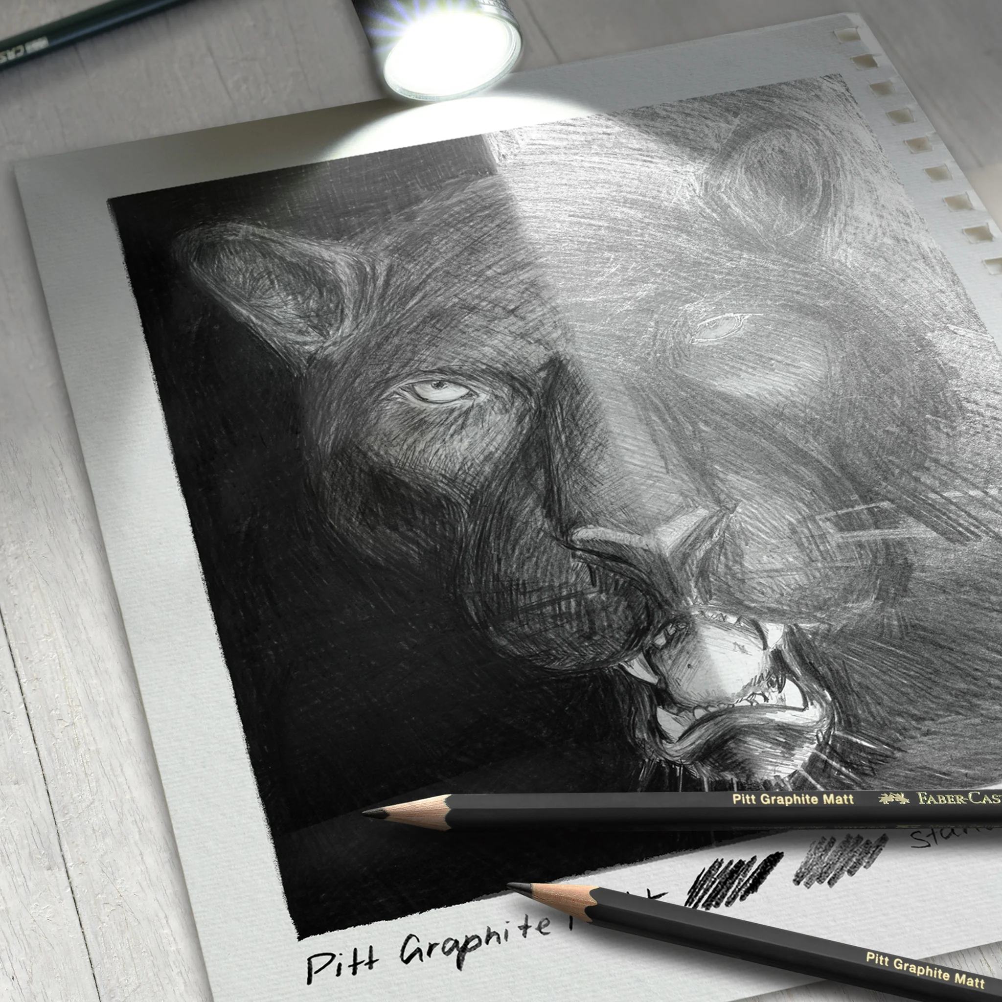 Pitt Graphite Matte, Sketching Set (HB, 2B, 4B) - #FC115296 - Image 3