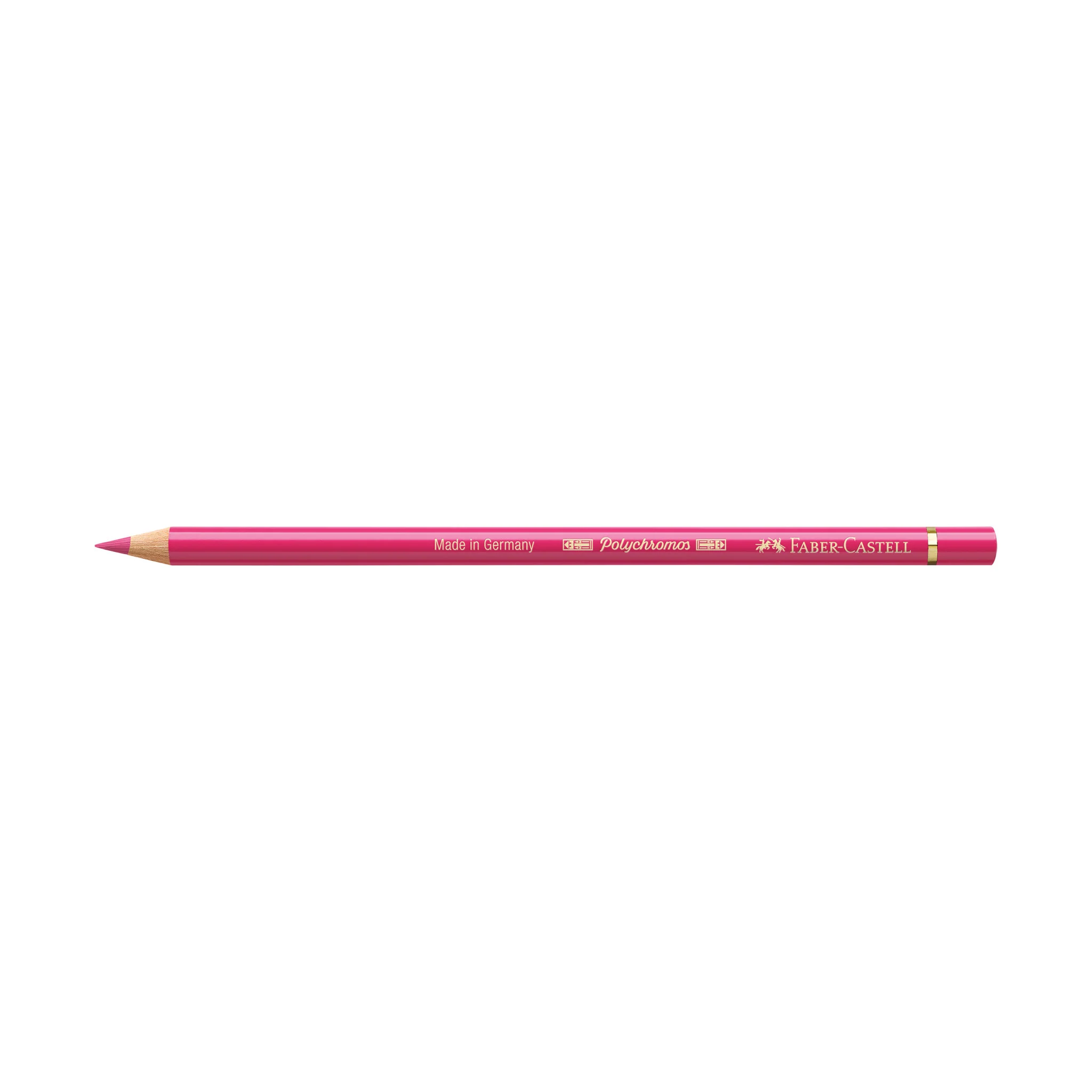 Polychromos Artists' Color Pencil - #124 Rose Carmine - #FC110124 - Image 2