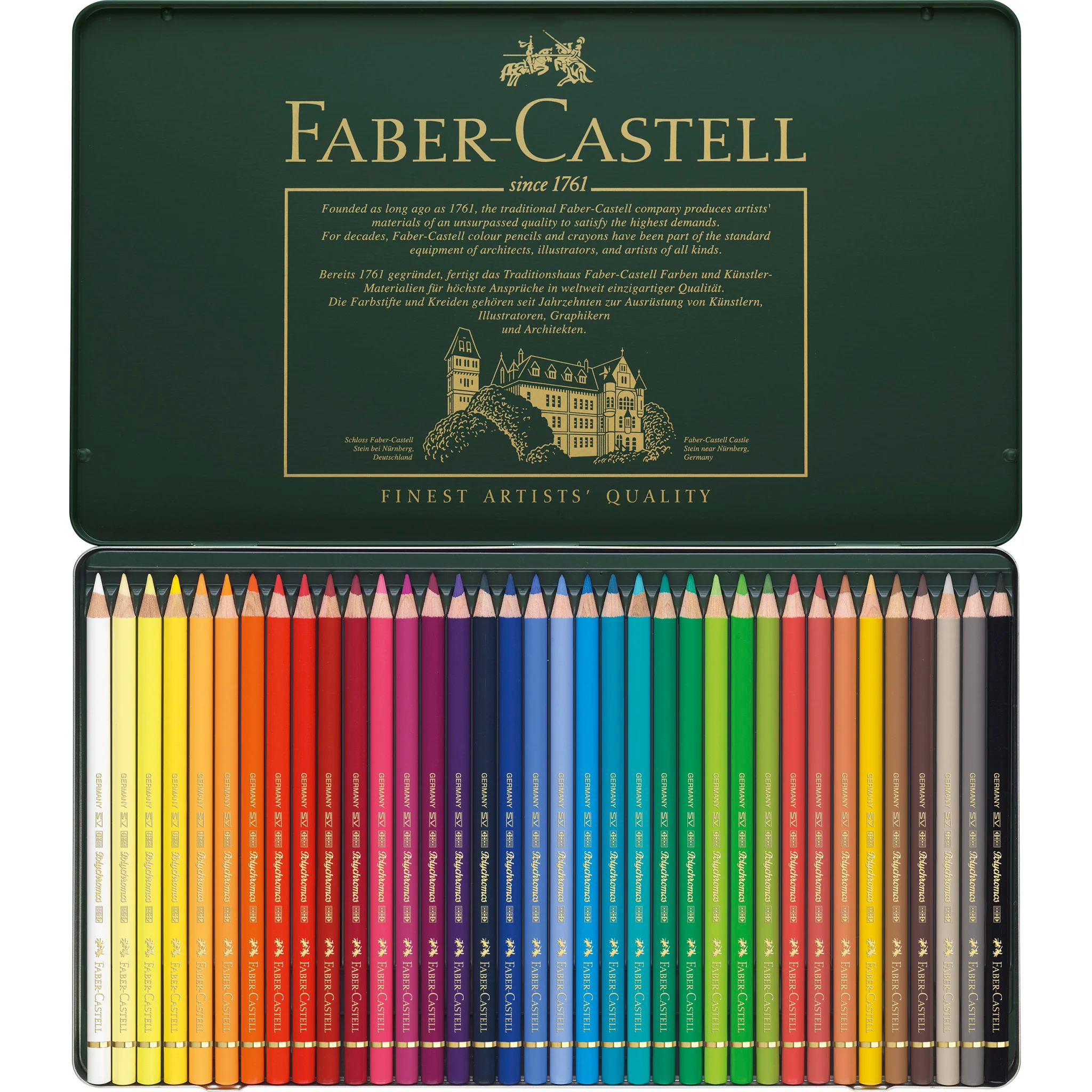 Polychromos Artists' Color Pencils, Tin of 36 - #FC110036 - Image 3
