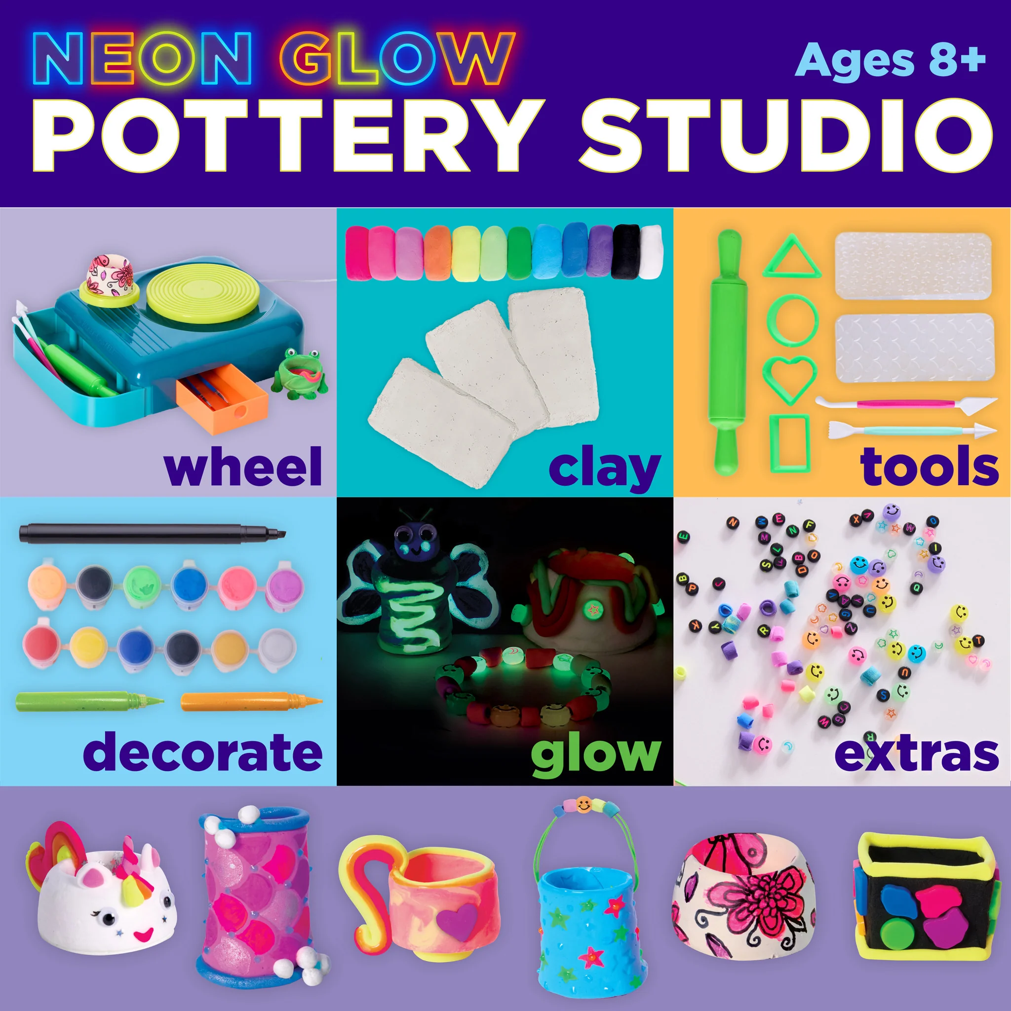 Neon Glow Pottery Studio - #FC14614 - Image 3