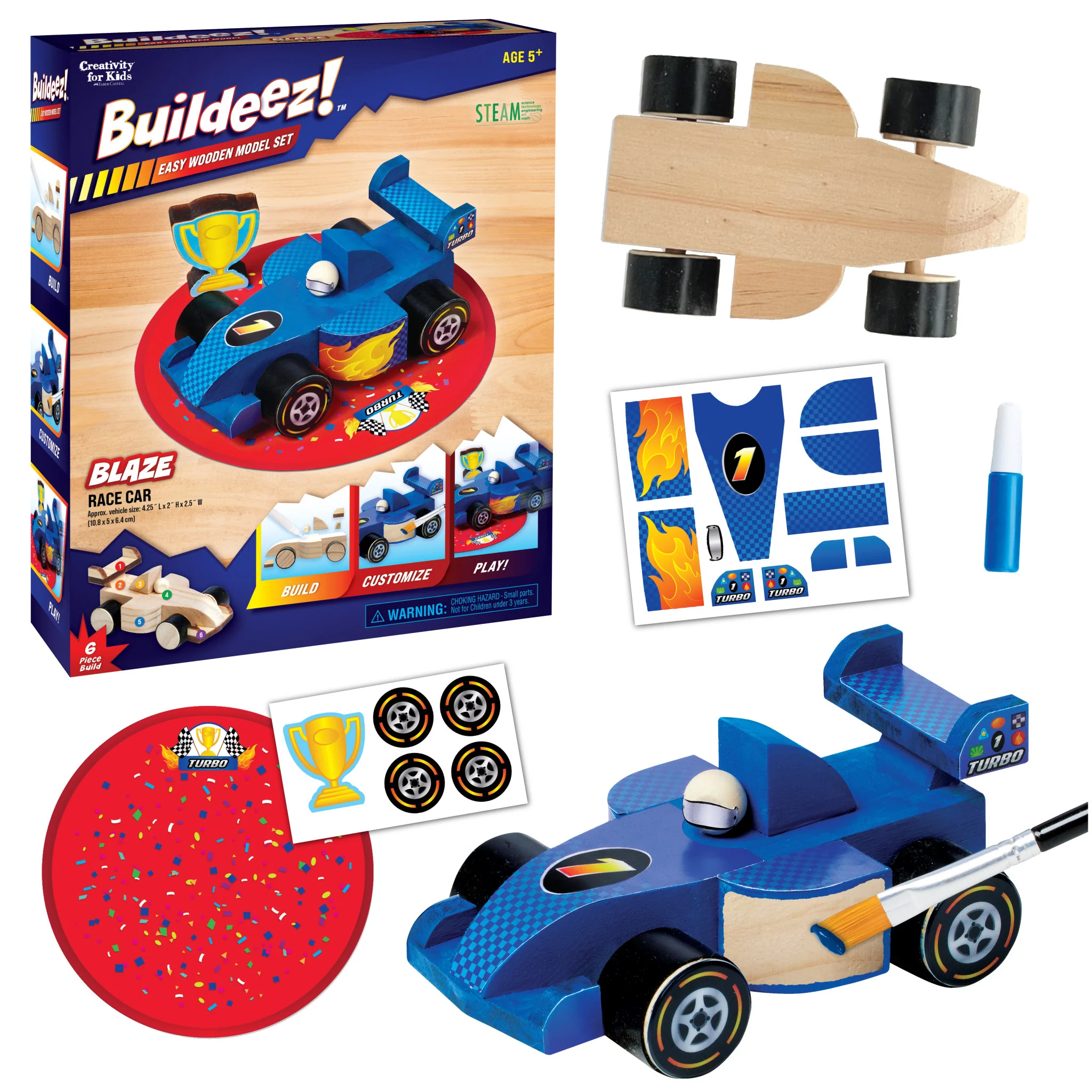 Buildeez!™ Race Car - Blaze - #6460000 - Image 8