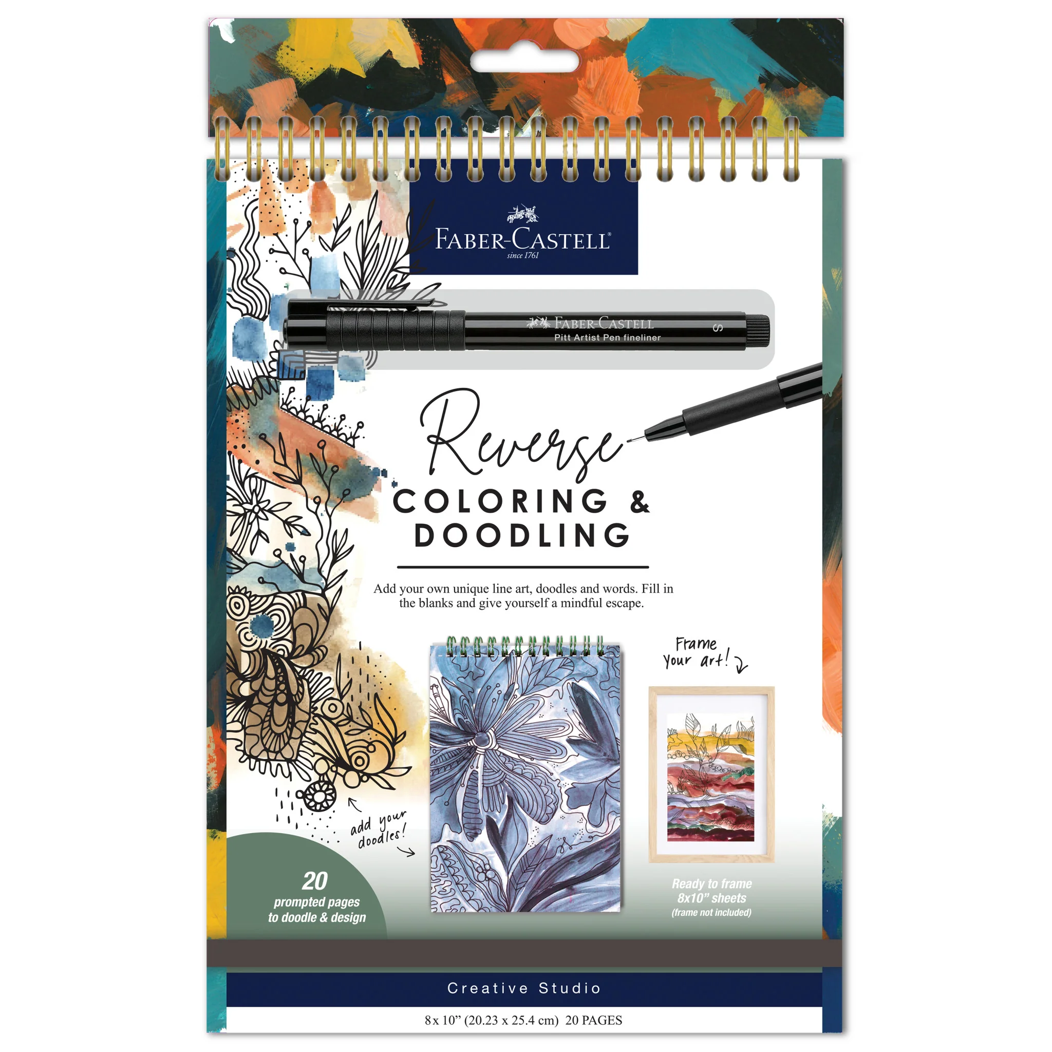 Reverse Coloring & Doodling Book - Neutrals Edition - #FC770426