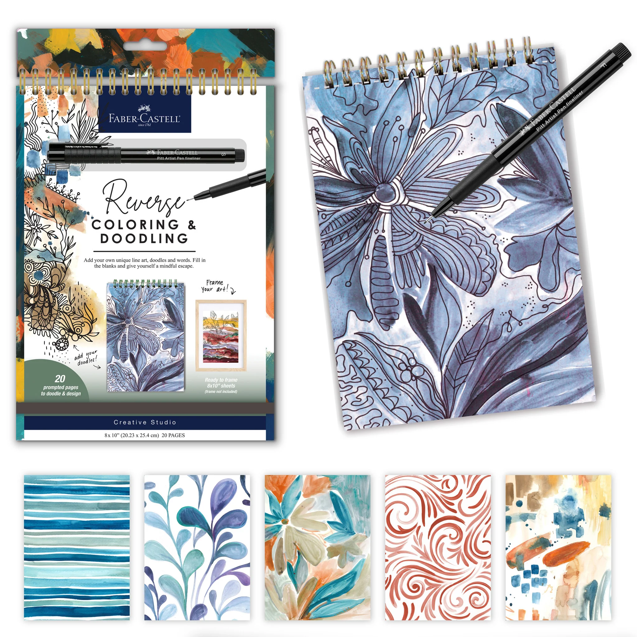 Reverse Coloring & Doodling Book - Neutrals Edition - #FC770426 - Image 2