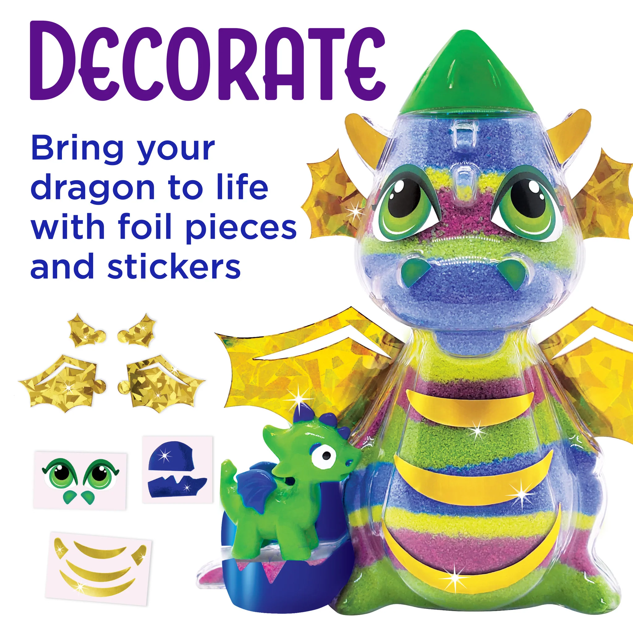 Glow in the Dark Sand Art Dragon - #6393000 - Image 7