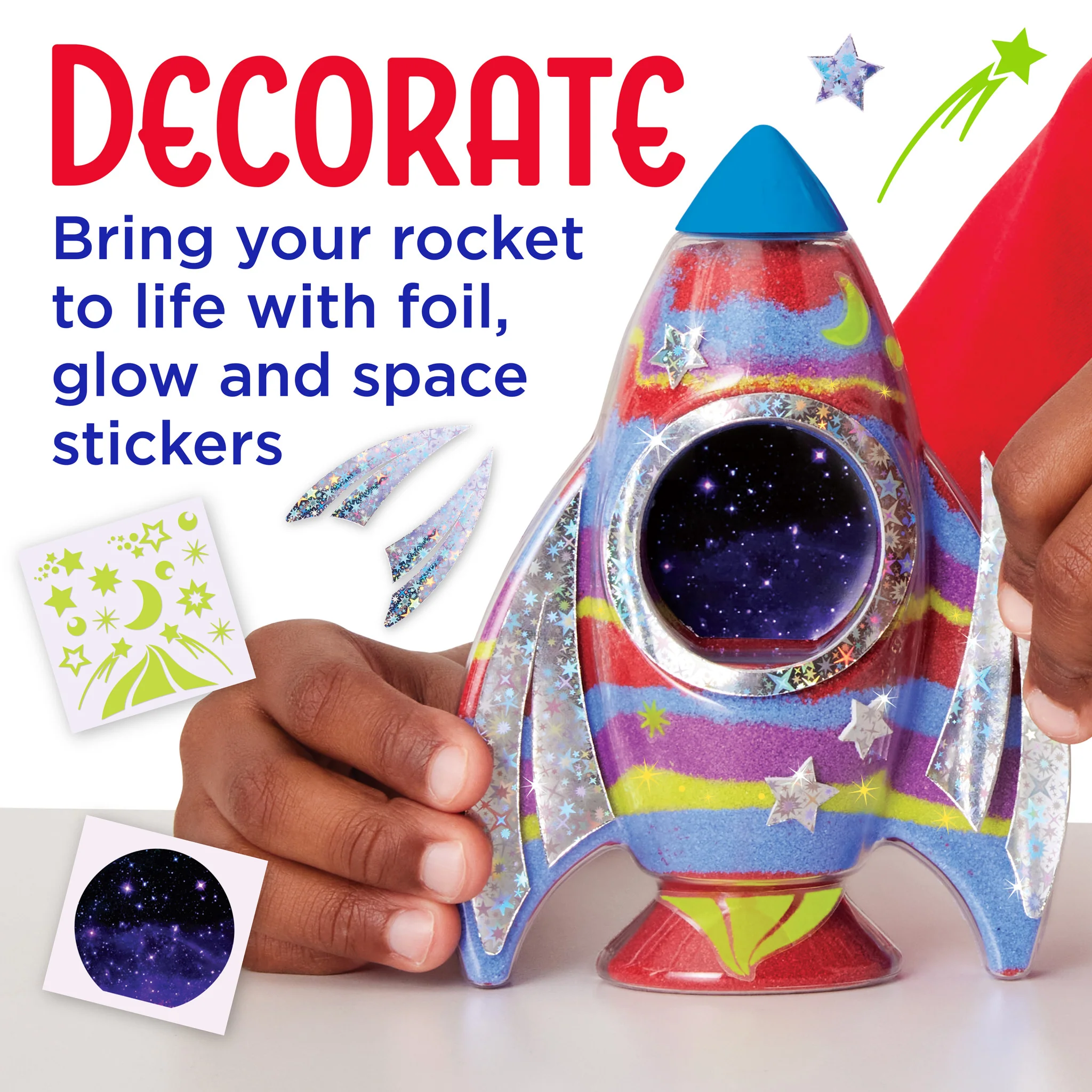 Glow in the Dark Sand Art Rocket - #6392000 - Image 7