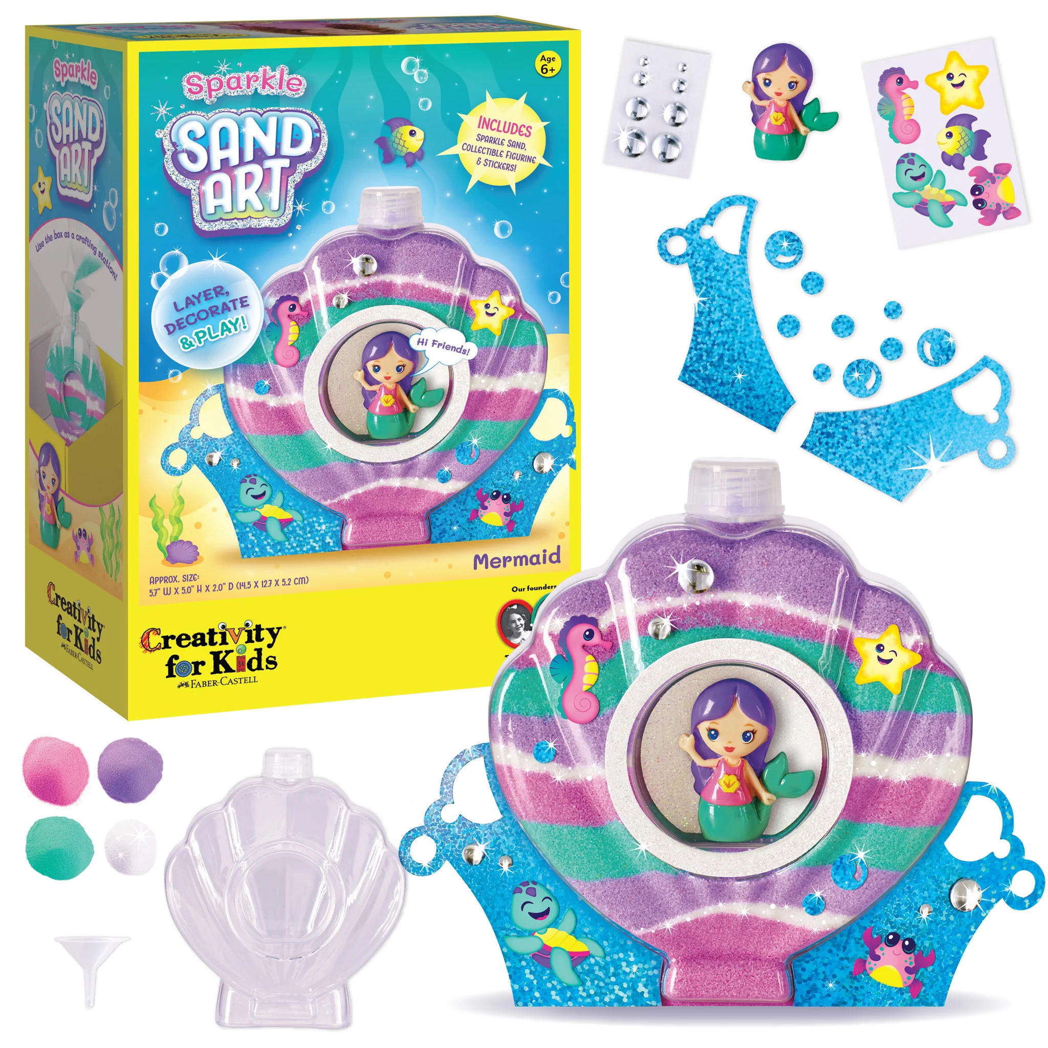 Sparkle Sand Art Mermaid - #6395000 - Image 2