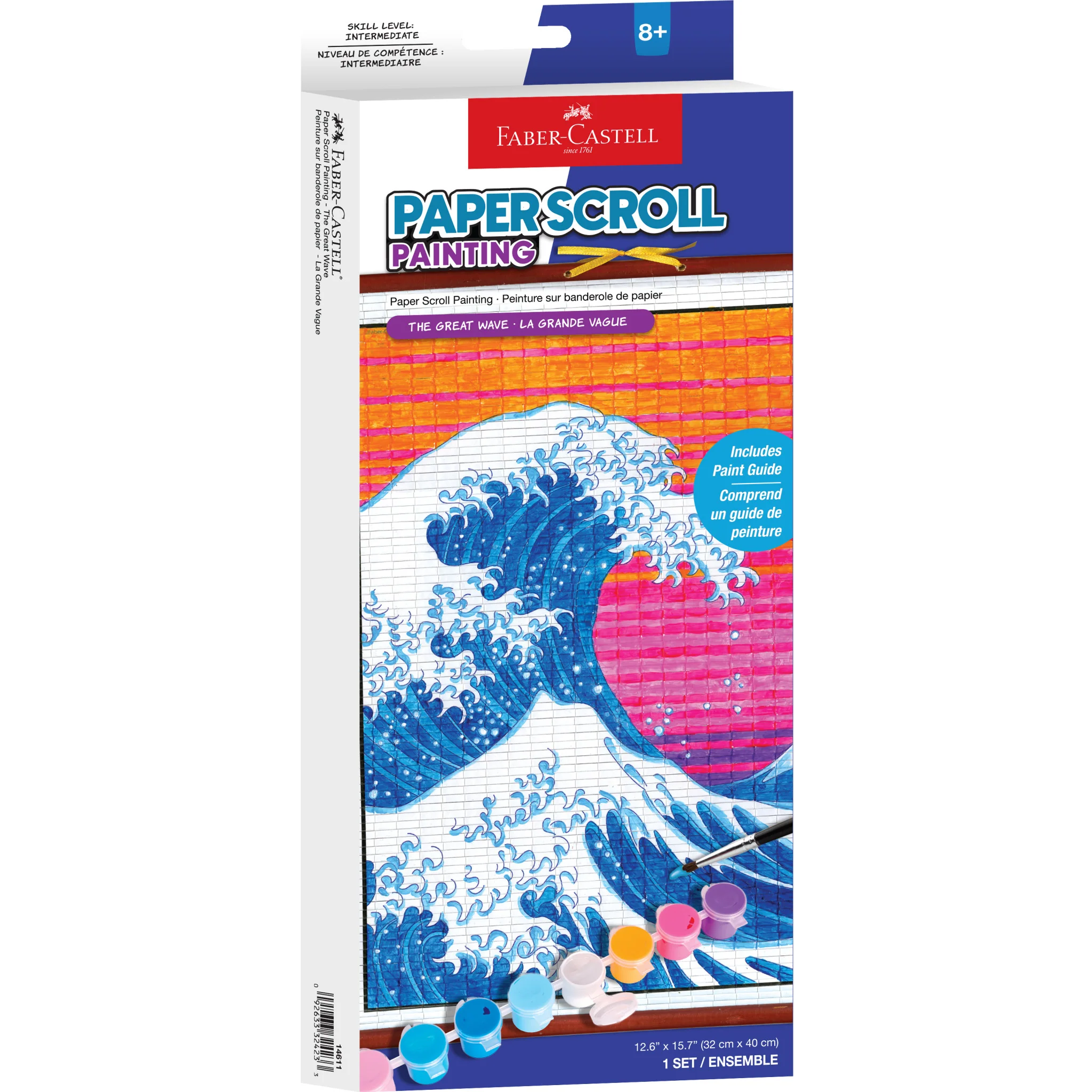 Paper Scroll Painting - The Great Wave - #FC14611