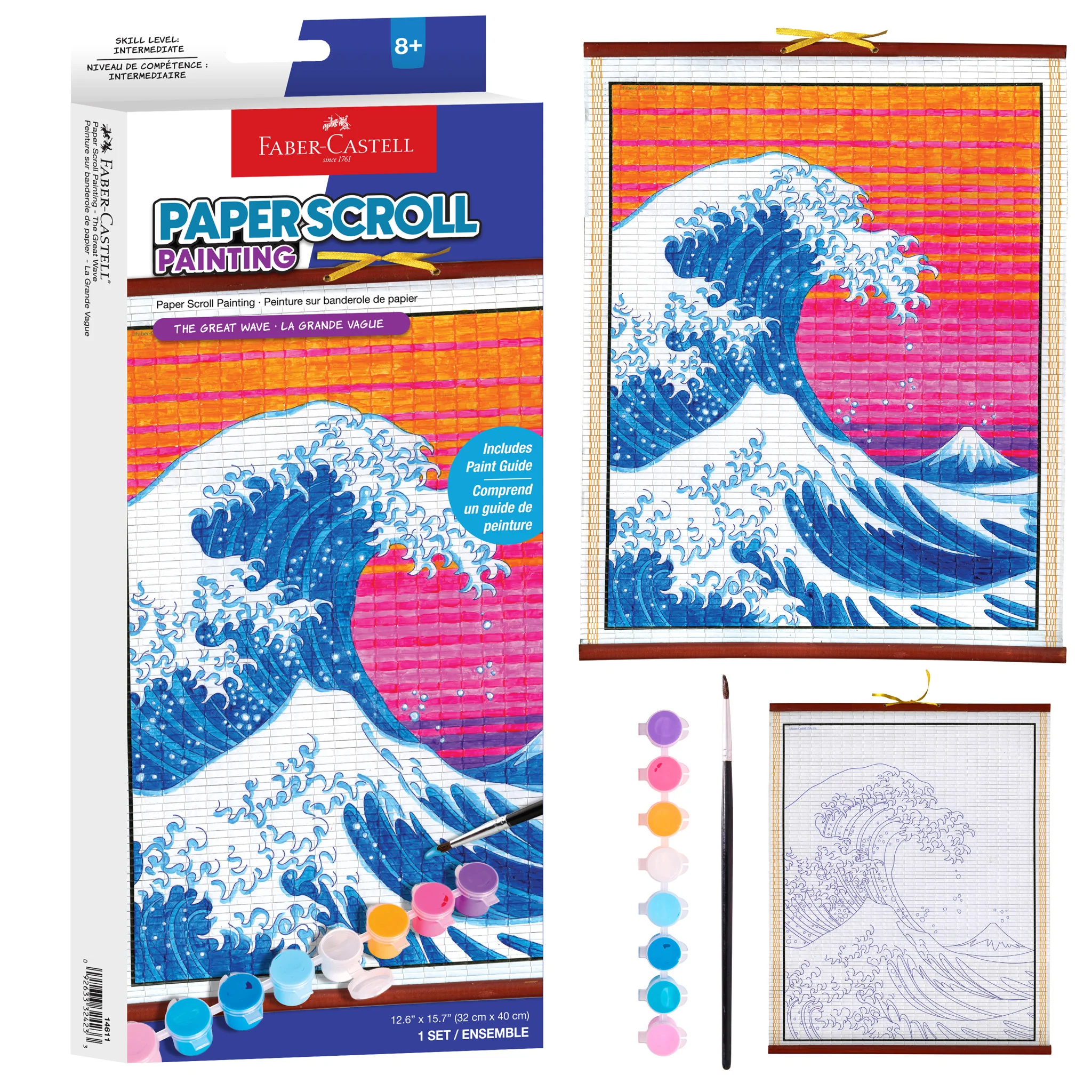 Paper Scroll Painting - The Great Wave - #FC14611 - Image 2