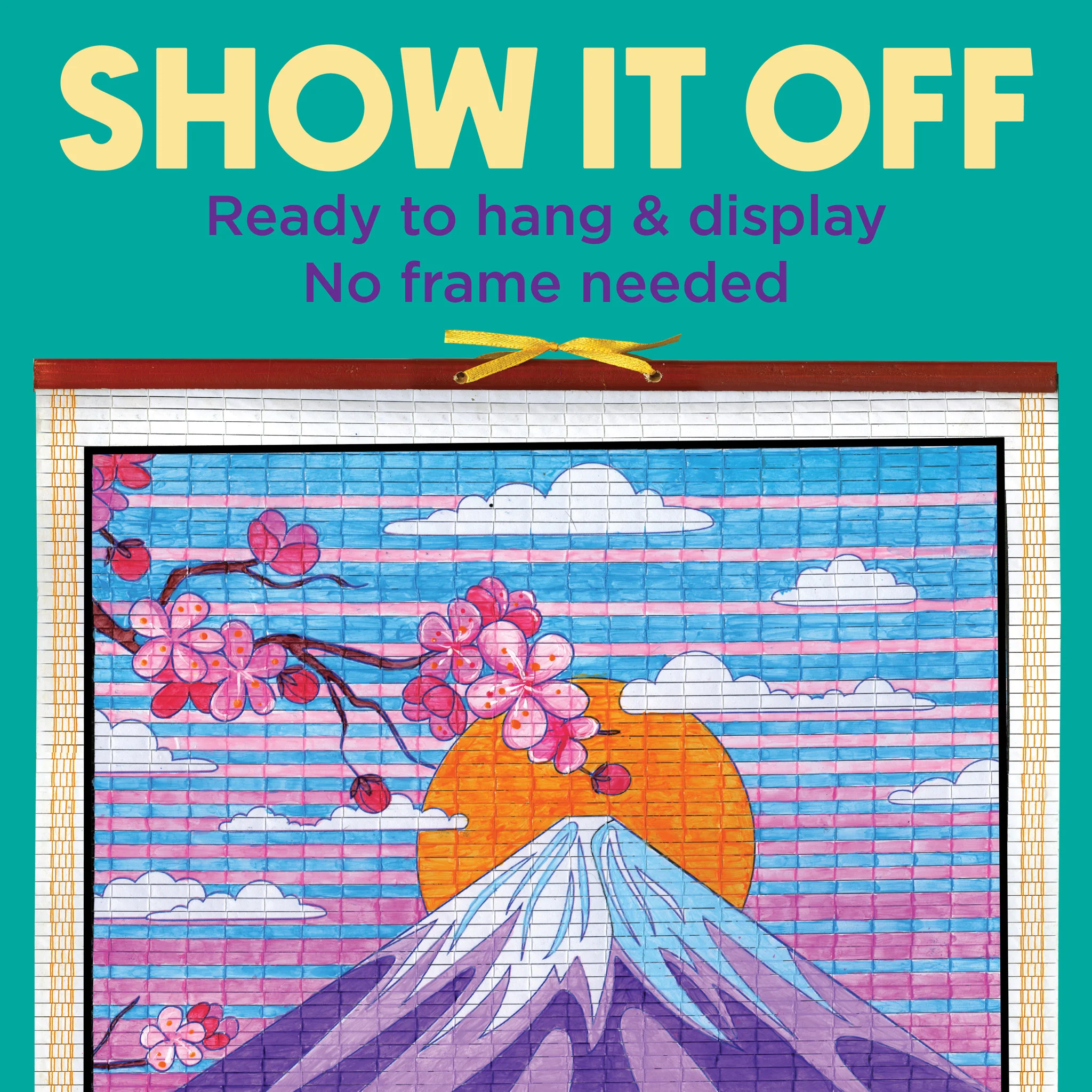 Paper Scroll Painting Kit - Mt Fuji - #FC14610 - Image 7