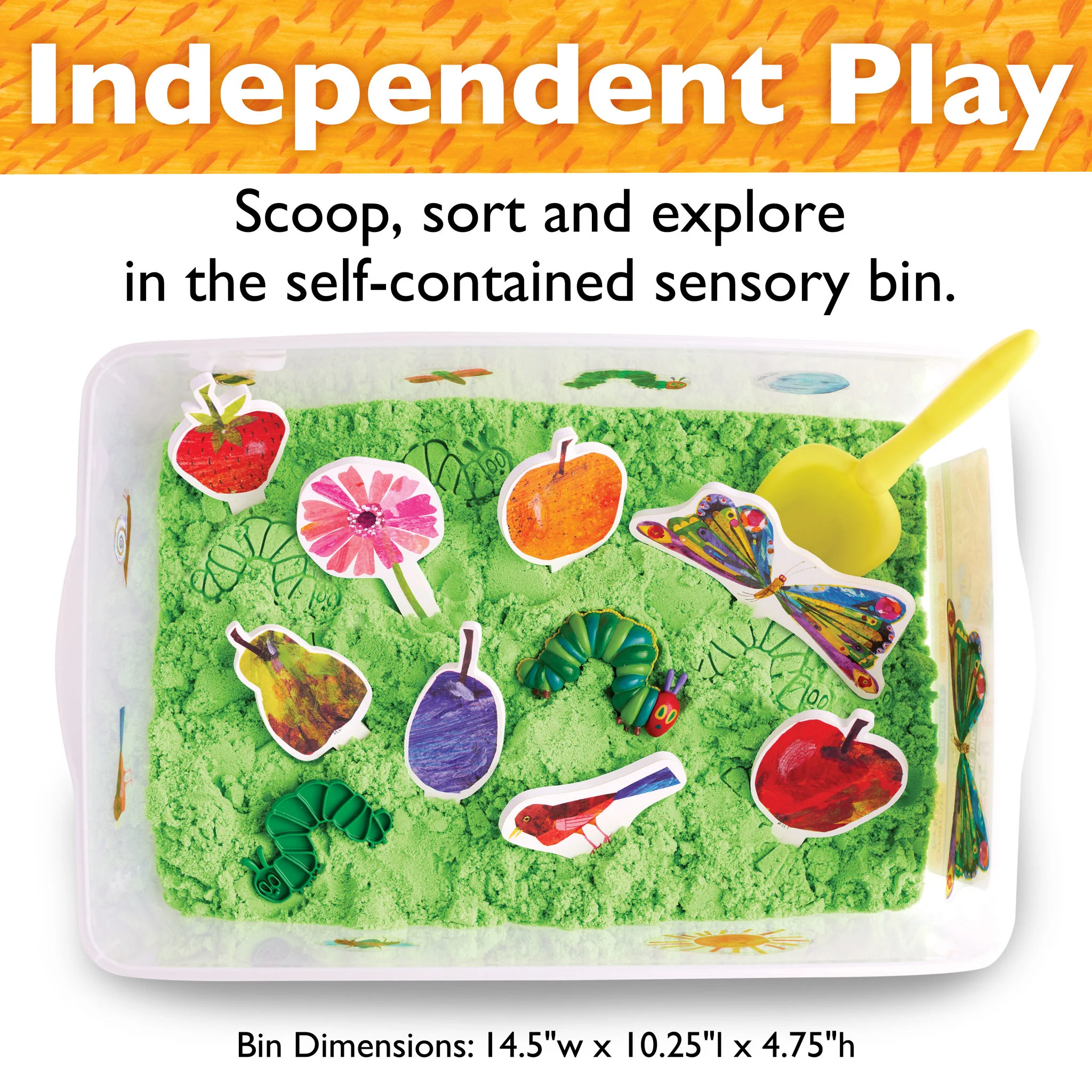 The Very Hungry Caterpillar Sensory Bin - #6451000 - Image 5