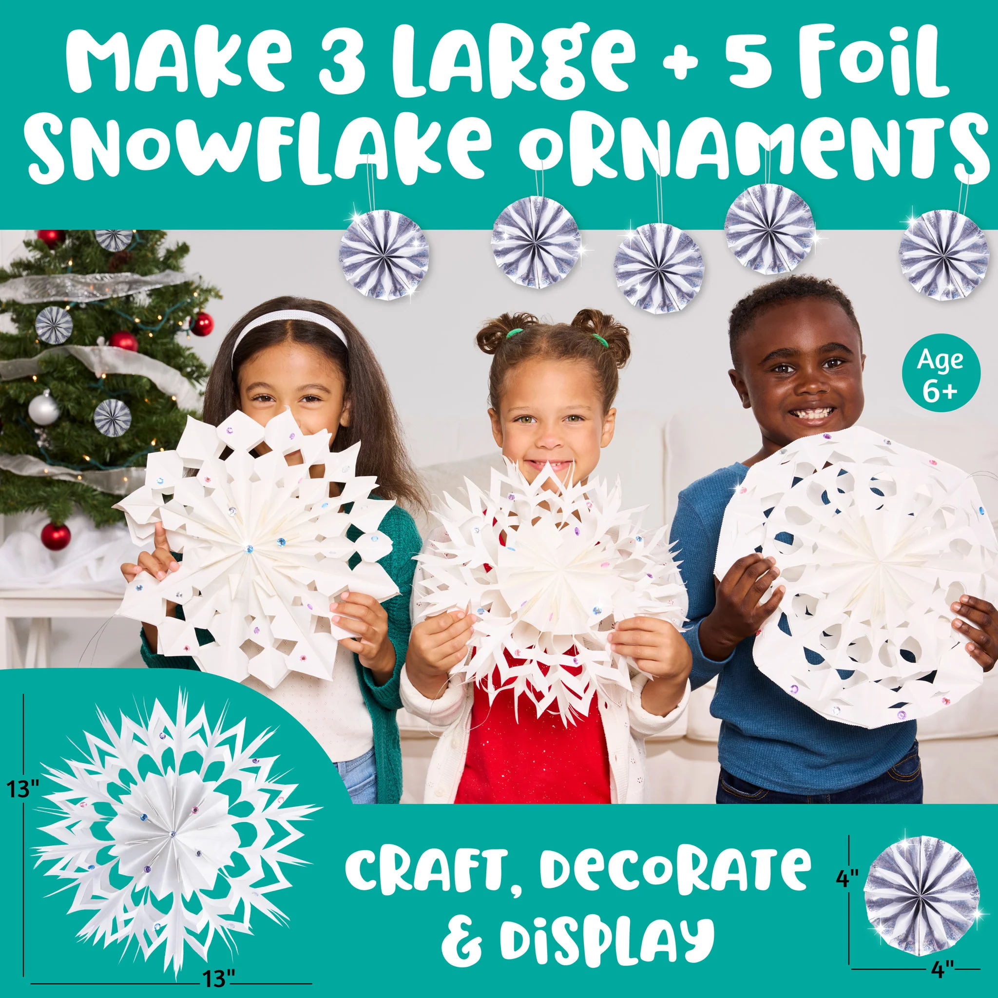 Make Your Own Snowflake Ornaments - #6408000 - Image 3
