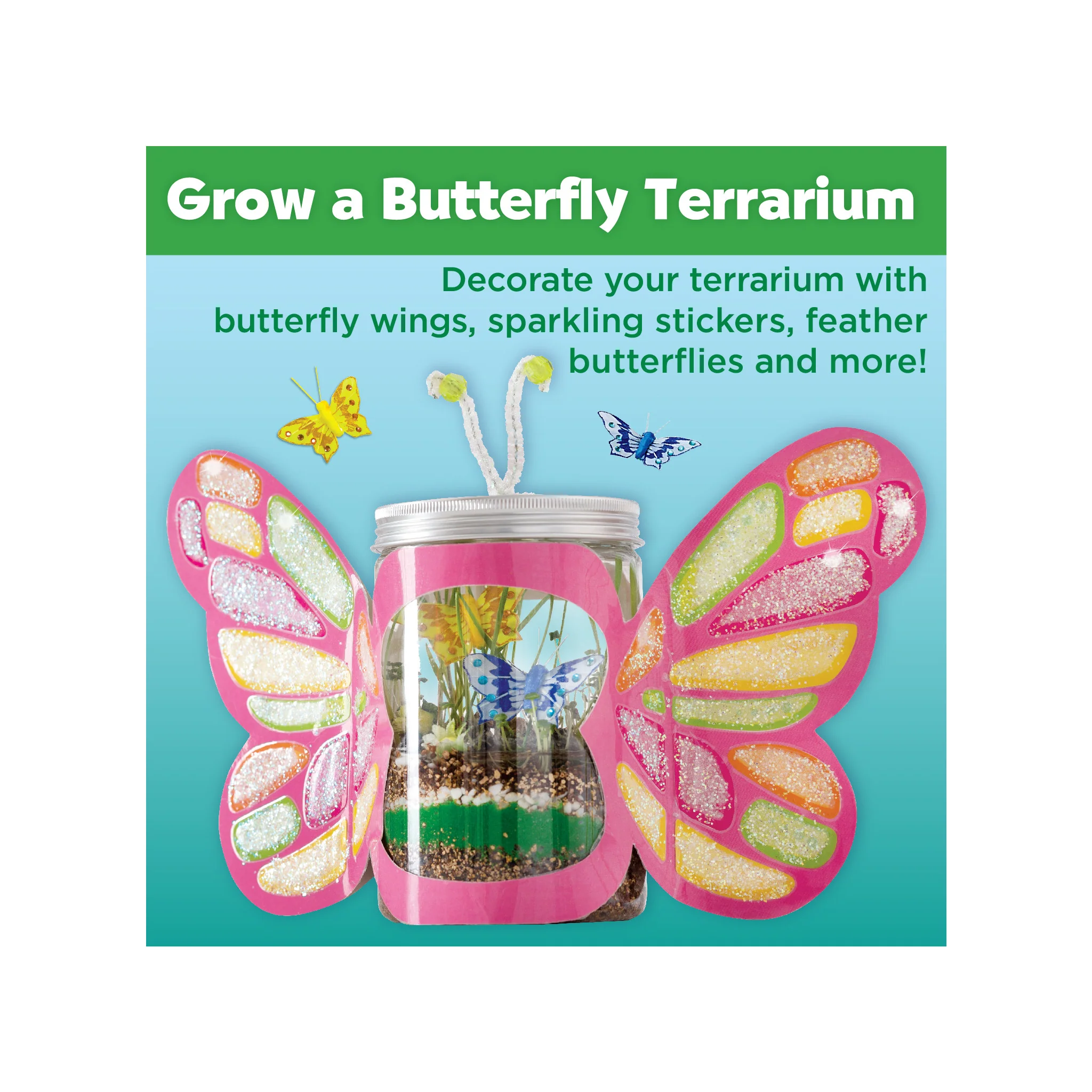 Sparkle N' Grow Butterfly Terrarium - #6121000 - Image 2
