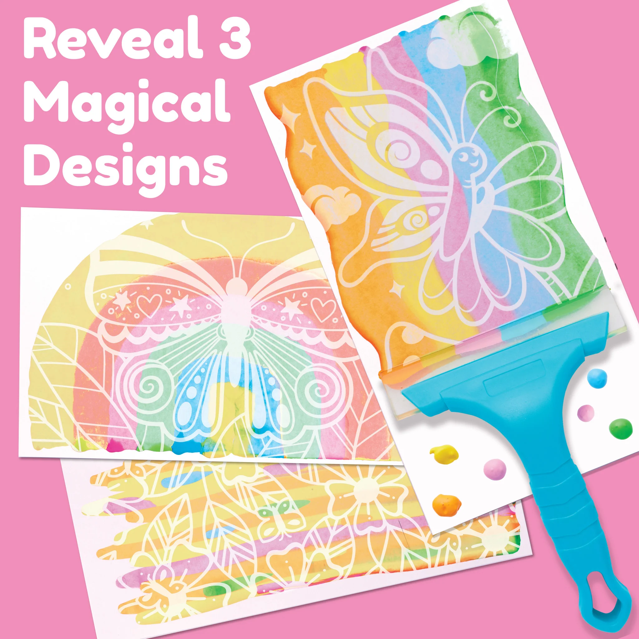 Squeegeez Magic Reveal Art Butterfly - #6414000 - Image 5