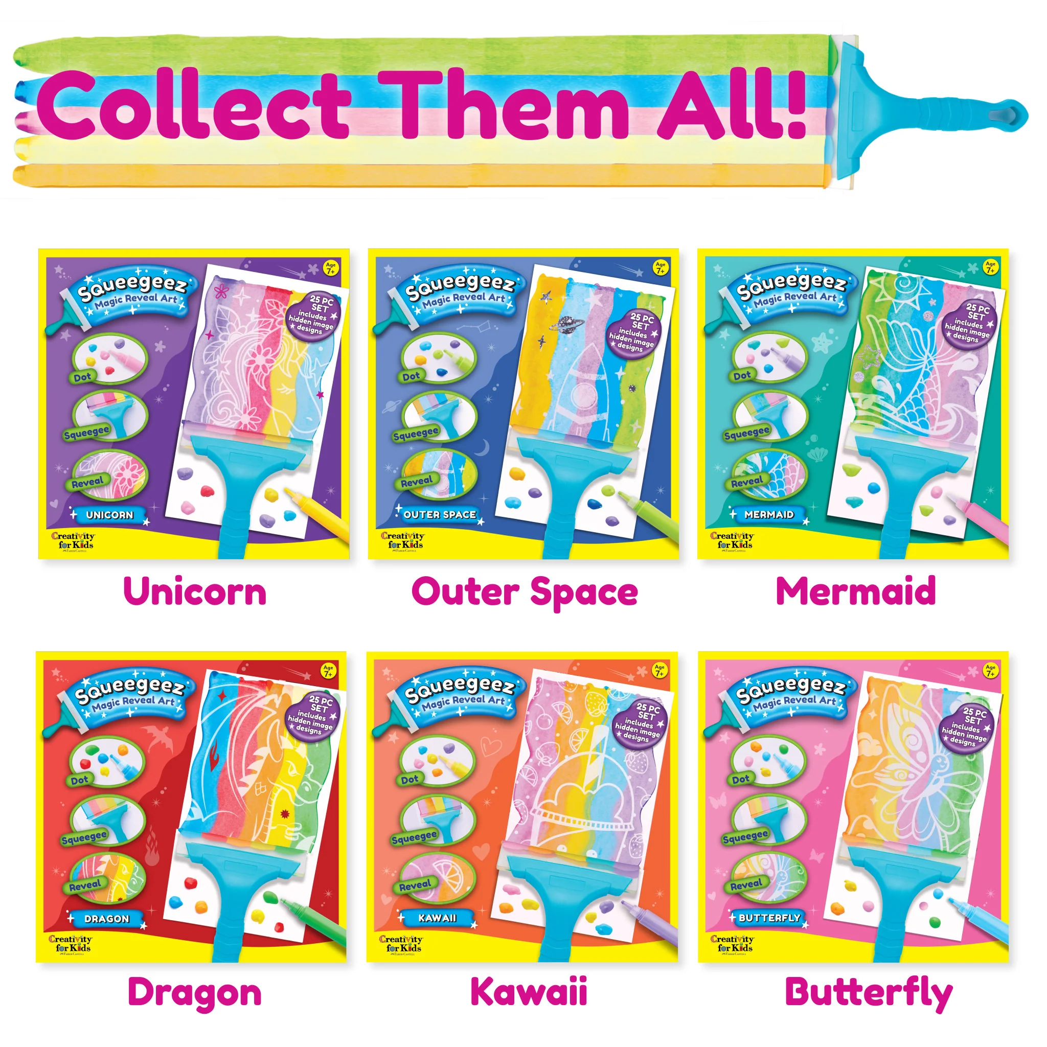 Squeegeez Magic Reveal Art Butterfly - #6414000 - Image 8