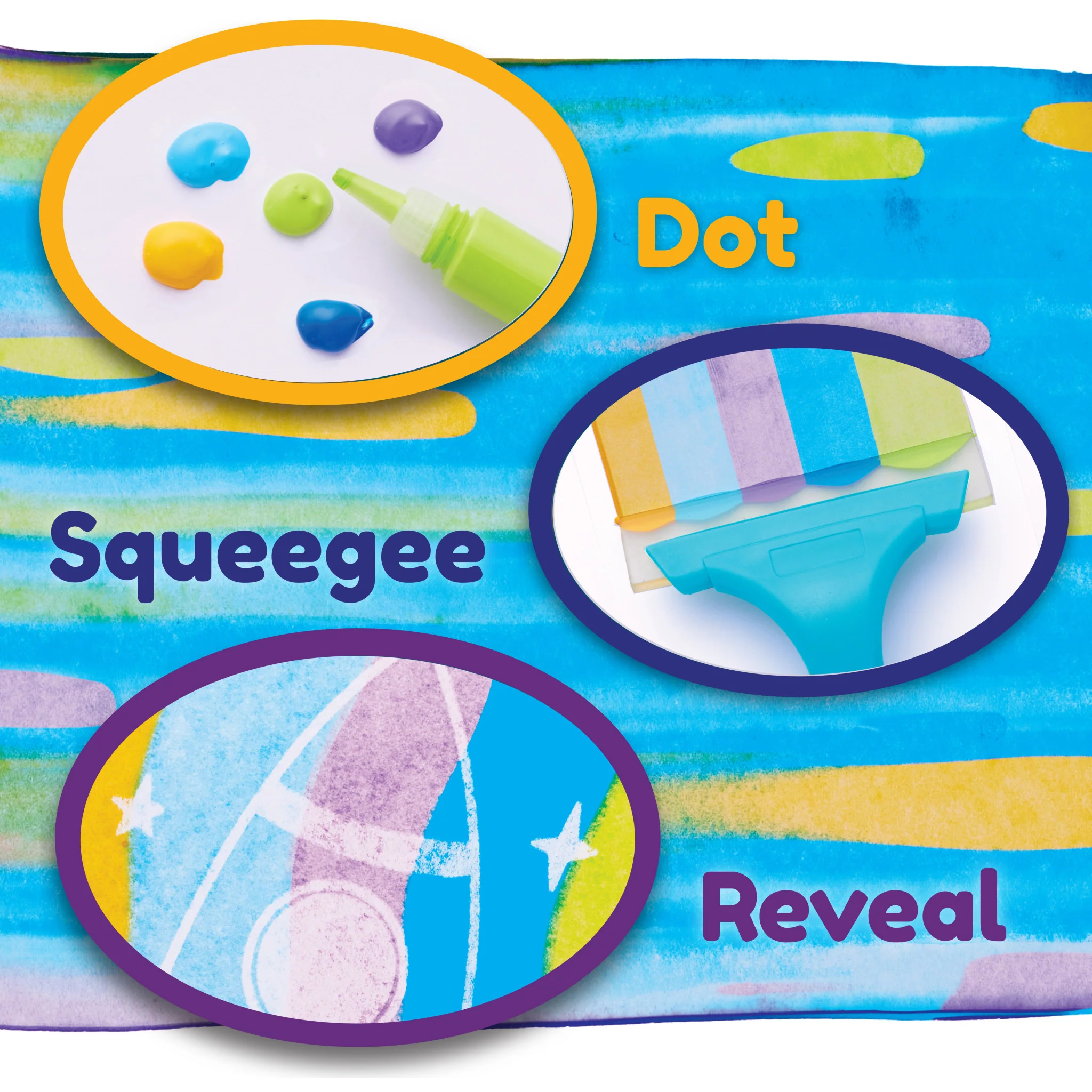 Squeegeez Magic Reveal Art Outer Space - #6410000 - Image 4