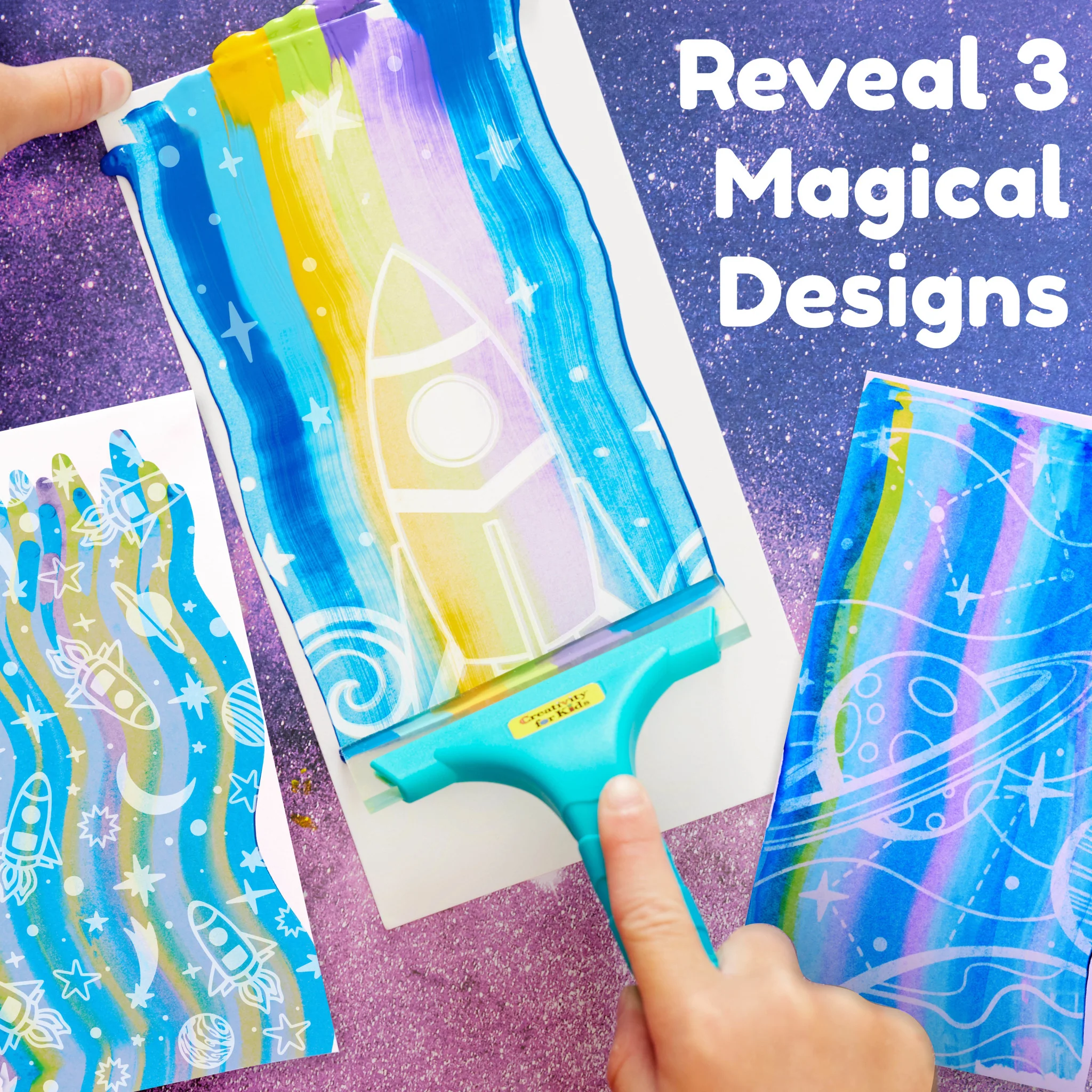 Squeegeez Magic Reveal Art Outer Space - #6410000 - Image 5