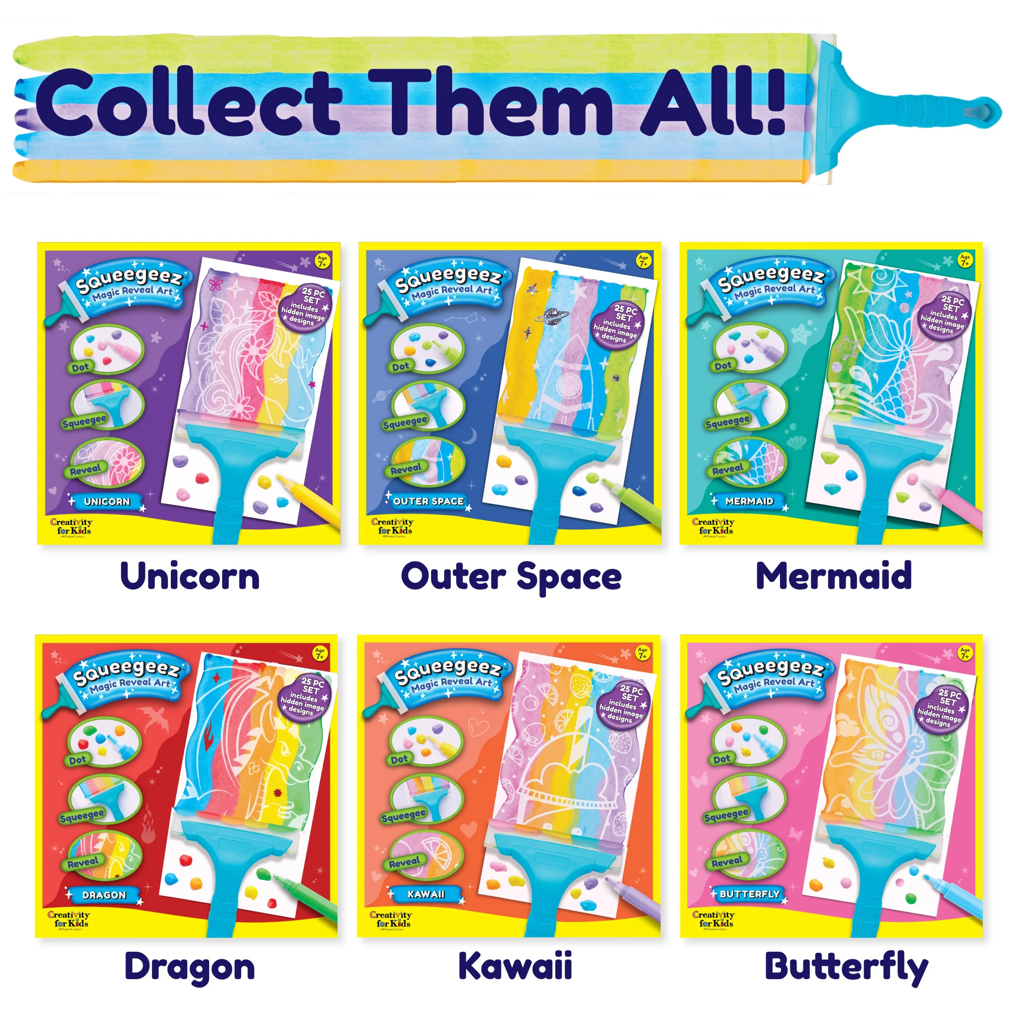 Squeegeez Magic Reveal Art Outer Space - #6410000 - Image 8
