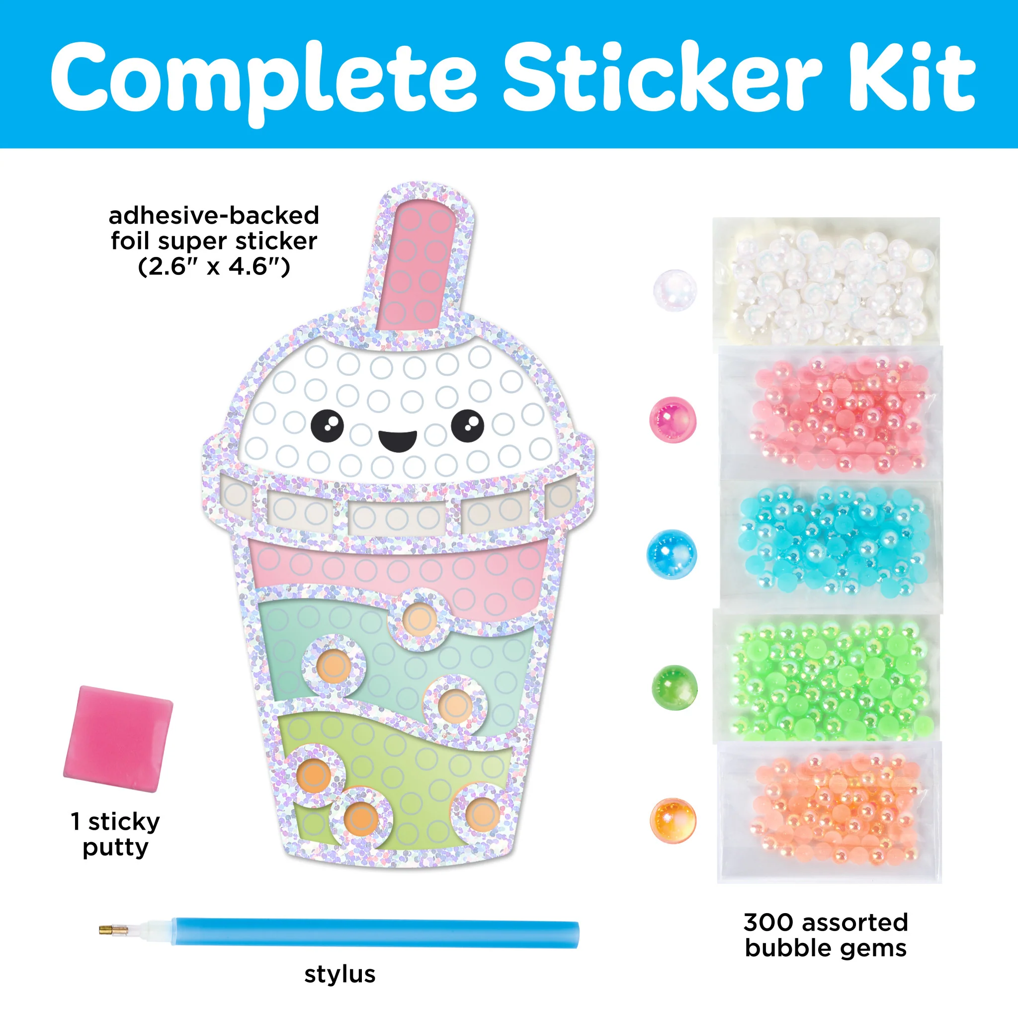 Bubble Gems™  Super Sticker Bubble Tea - #6468000 - Image 3