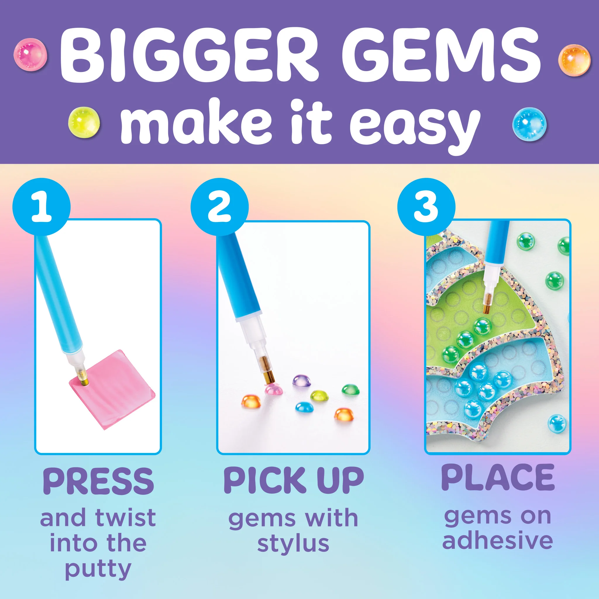 Bubble Gems™  Super Sticker Mermaid - #6470000 - Image 4