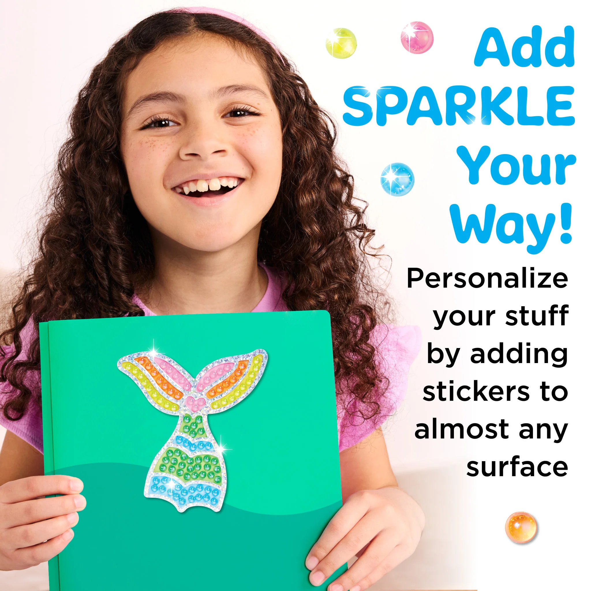 Bubble Gems™  Super Sticker Mermaid - #6470000 - Image 6