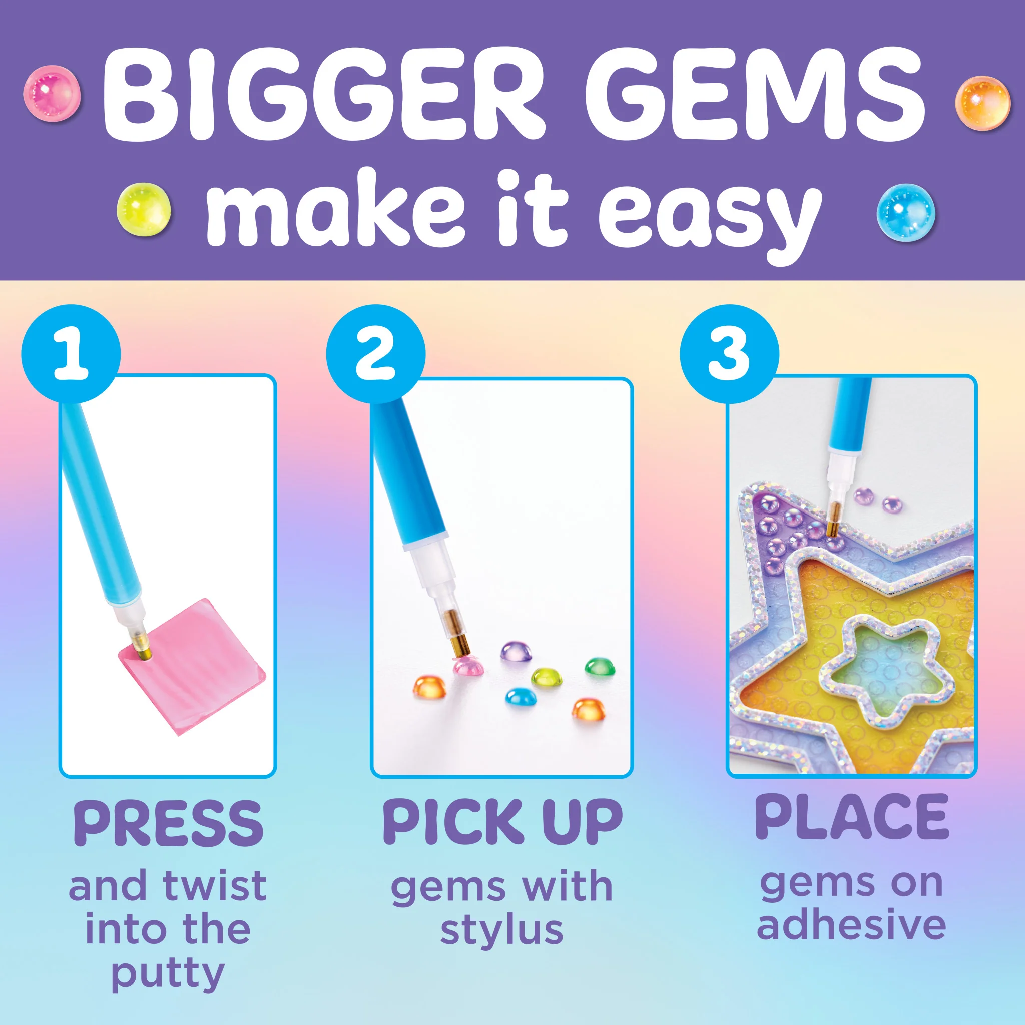 Bubble Gems™  Super Sticker Star - #6473000 - Image 4