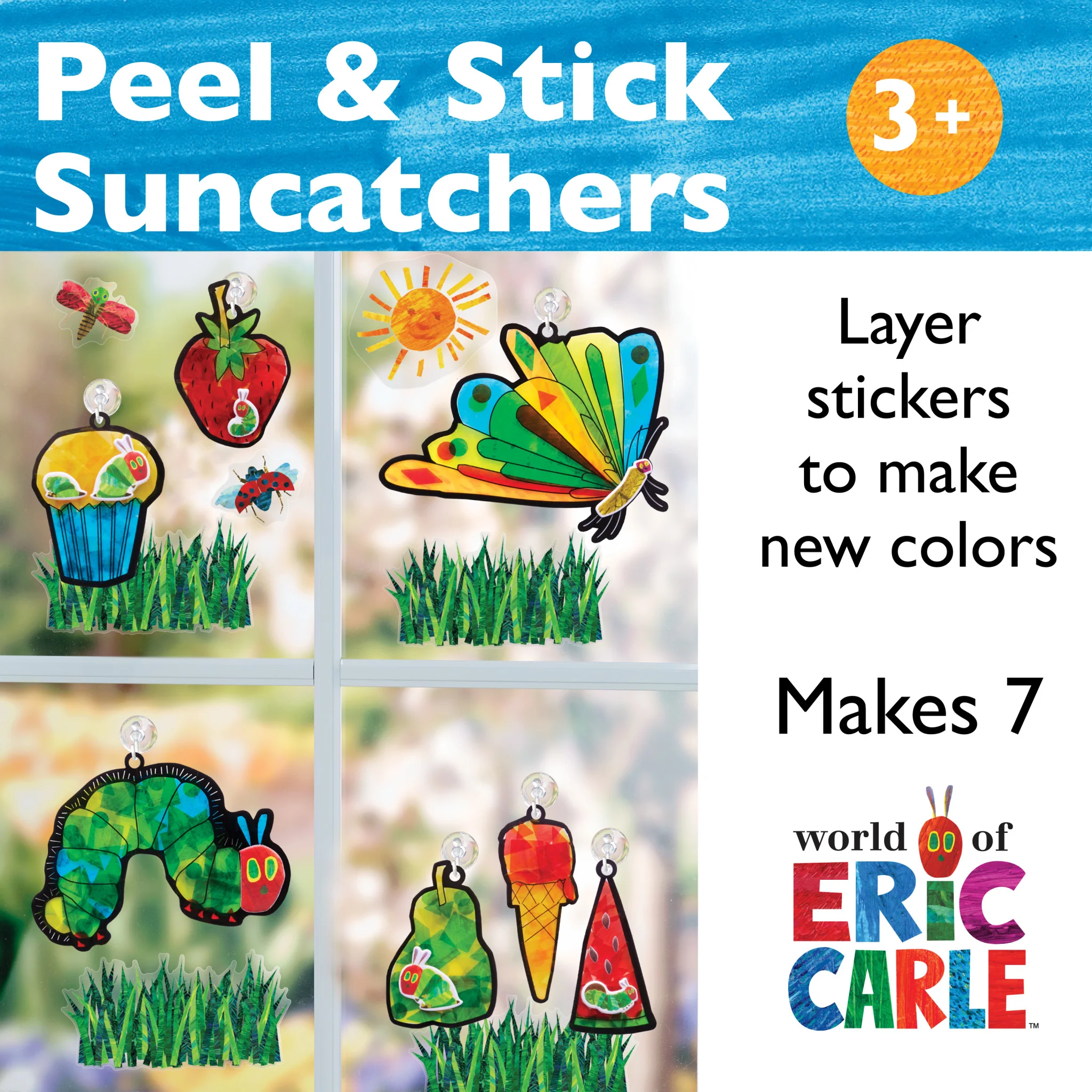 The Very Hungry Caterpillar Sticker Suncatchers - #6377000 - Image 2