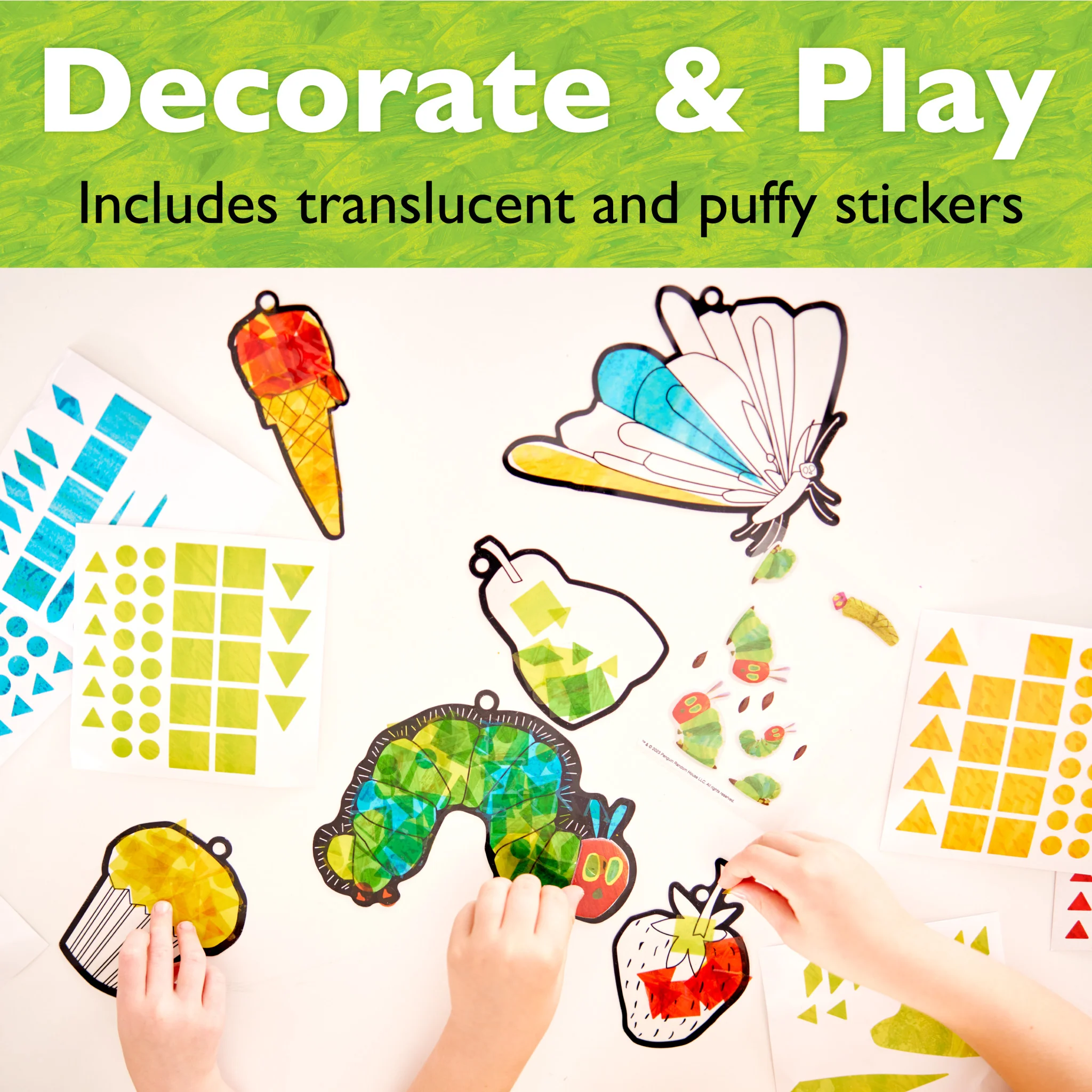 The Very Hungry Caterpillar Sticker Suncatchers - #6377000 - Image 5
