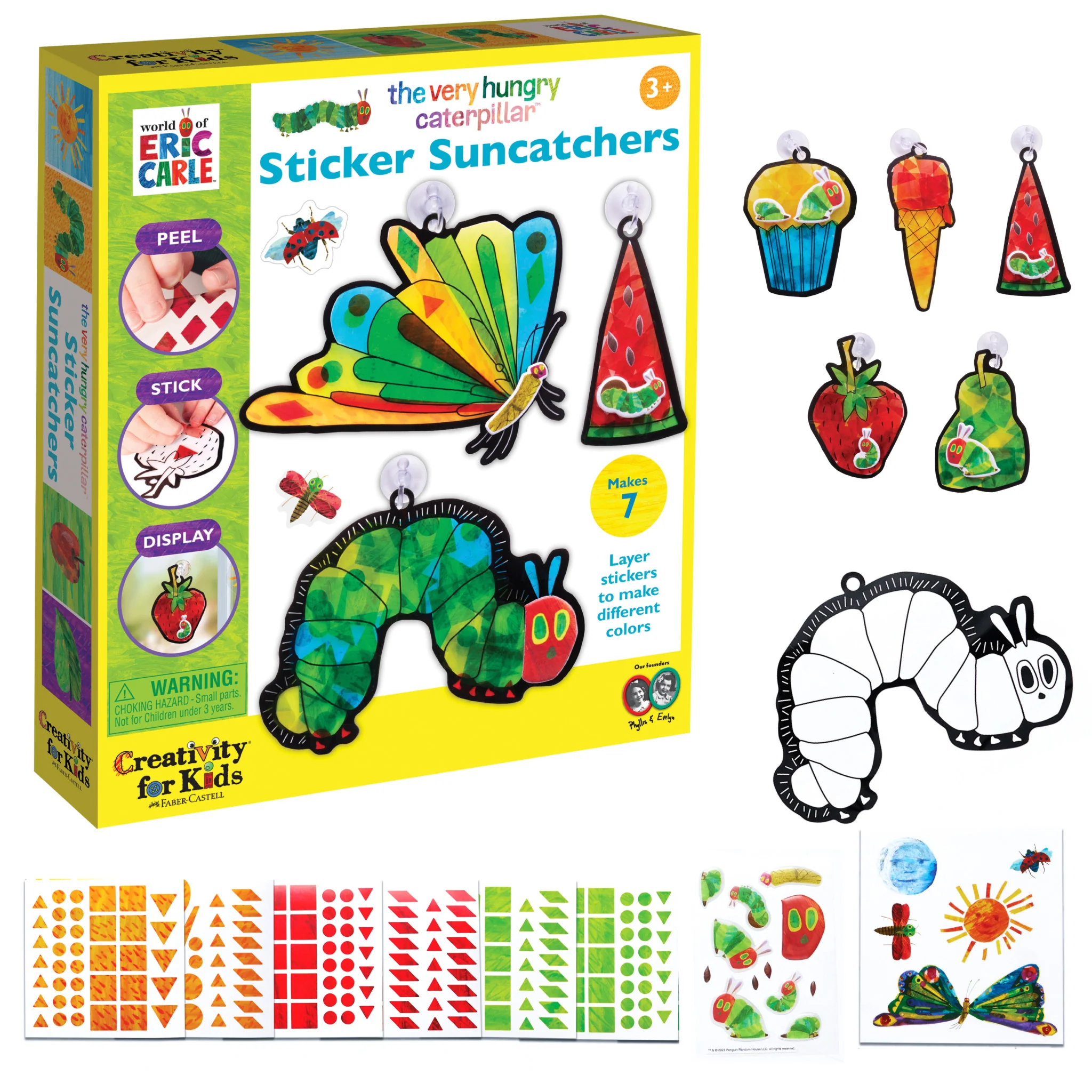 The Very Hungry Caterpillar Sticker Suncatchers - #6377000 - Image 7