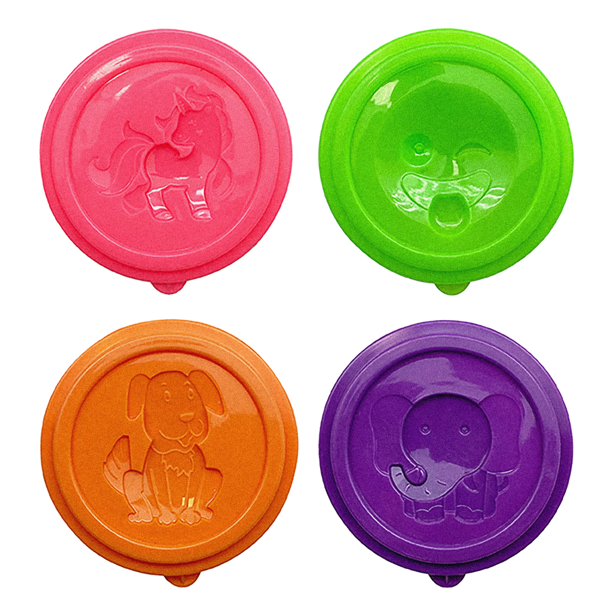 Little Creatives 4 Super Soft Modeling Dough, Neon Glitter - #FC370854 - Image 3