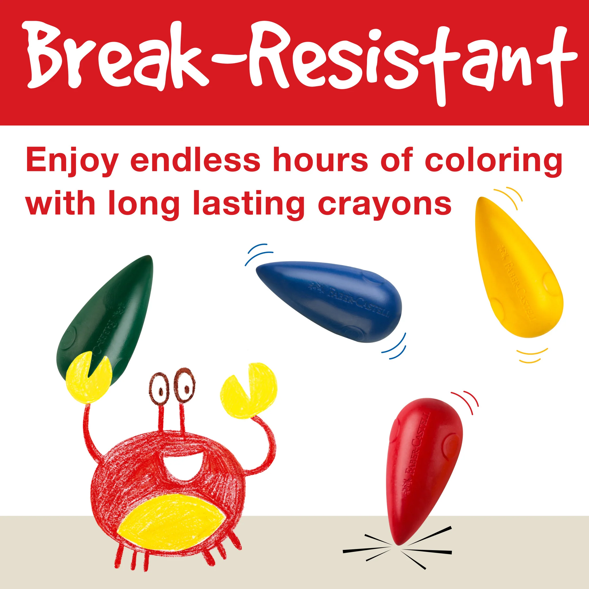 Little Creatives 4 Easy Grasp Bulb Crayons - #FC122604 - Image 5