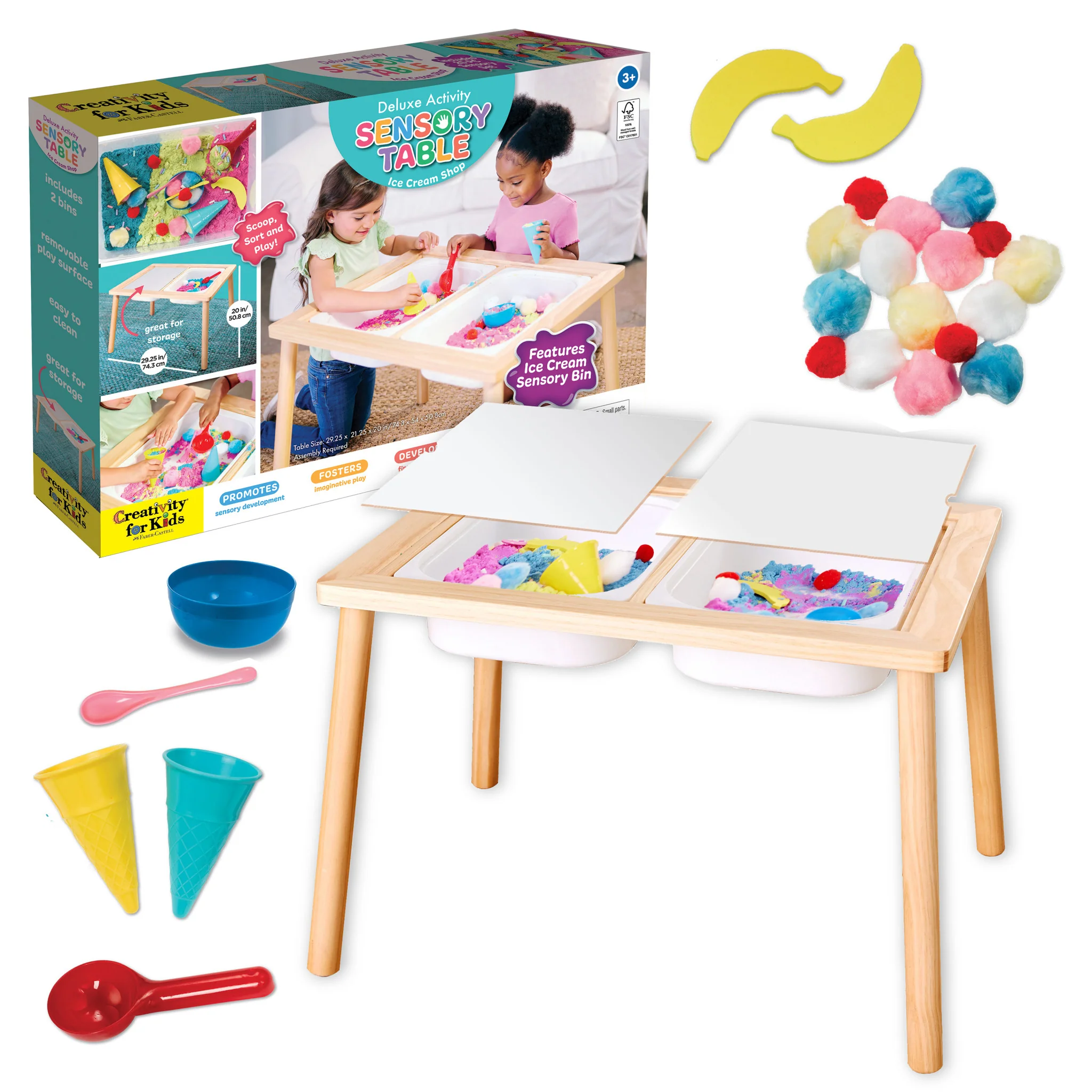 Deluxe Activity Sensory Table with Ice Cream Shop - #6453000 - Image 2