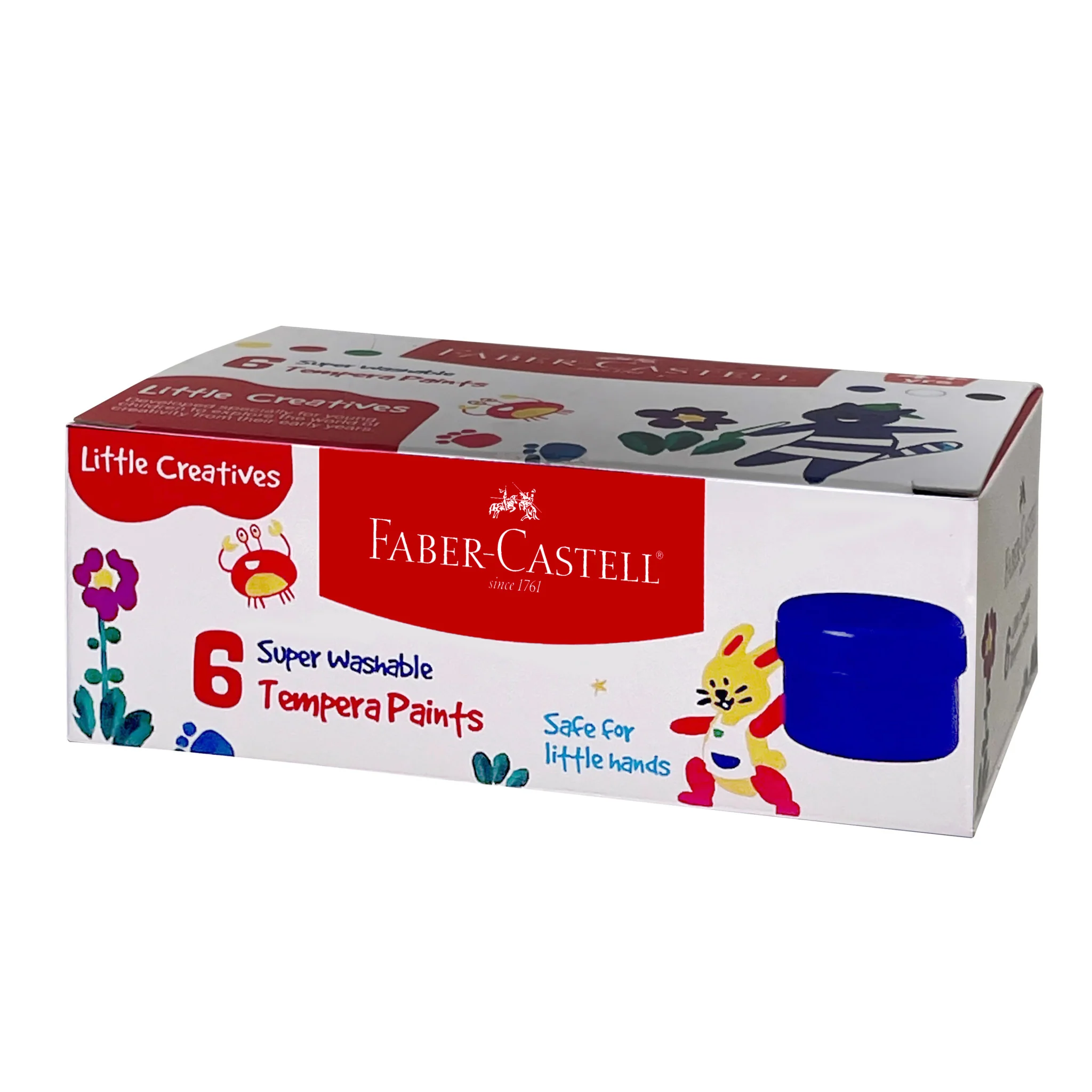 Little Creatives 6 Super Washable Tempera Paints - #FC144106 - Image 3