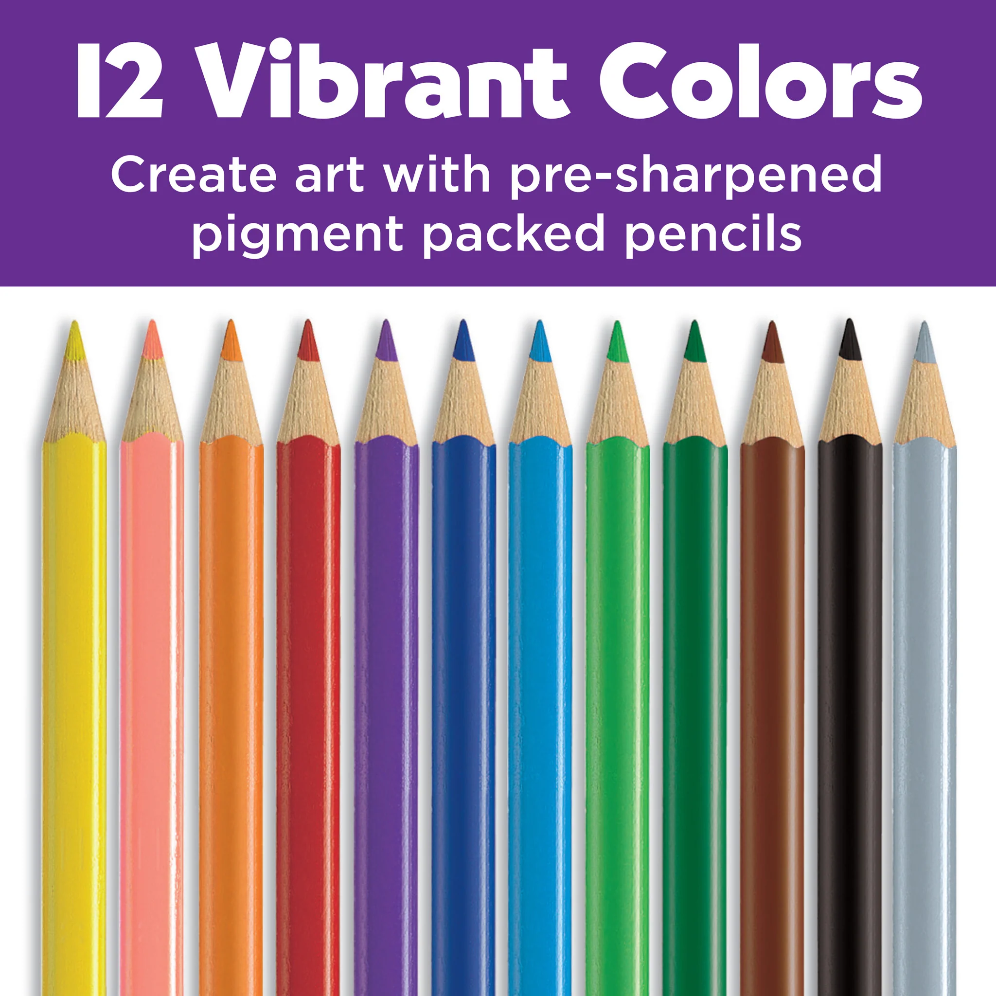 Triangular Colored EcoPencil School Pack - #FC900006 - Image 4