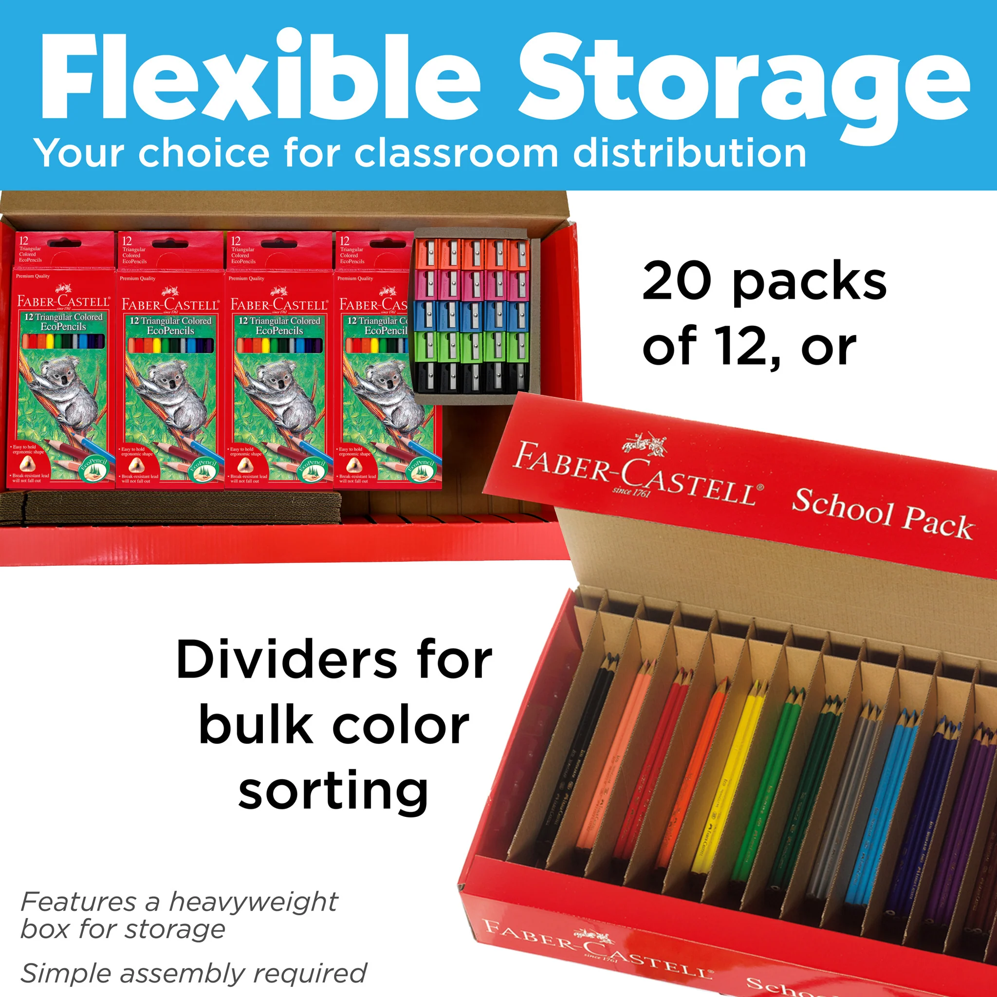 Triangular Colored EcoPencil School Pack - #FC900006 - Image 5