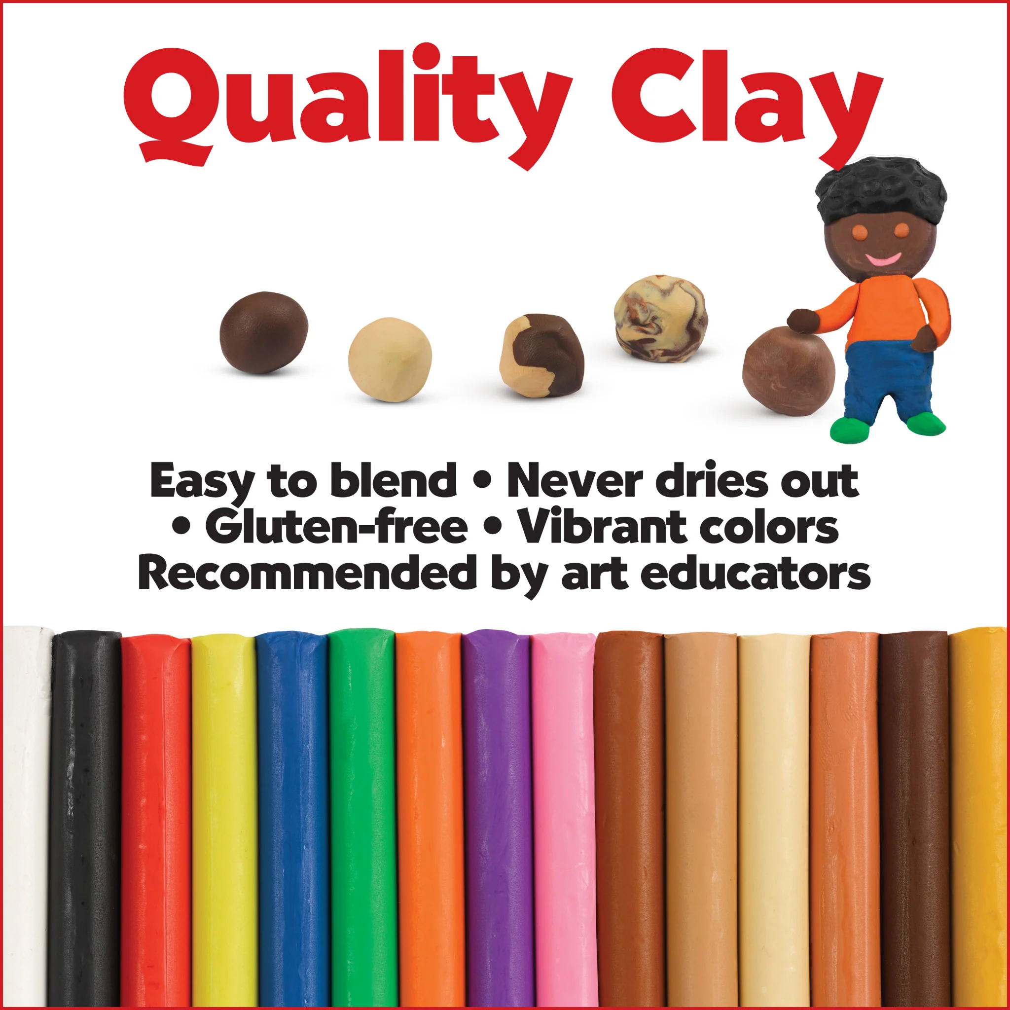 World Colors 15 Modeling Clay - #FC14353 - Image 2
