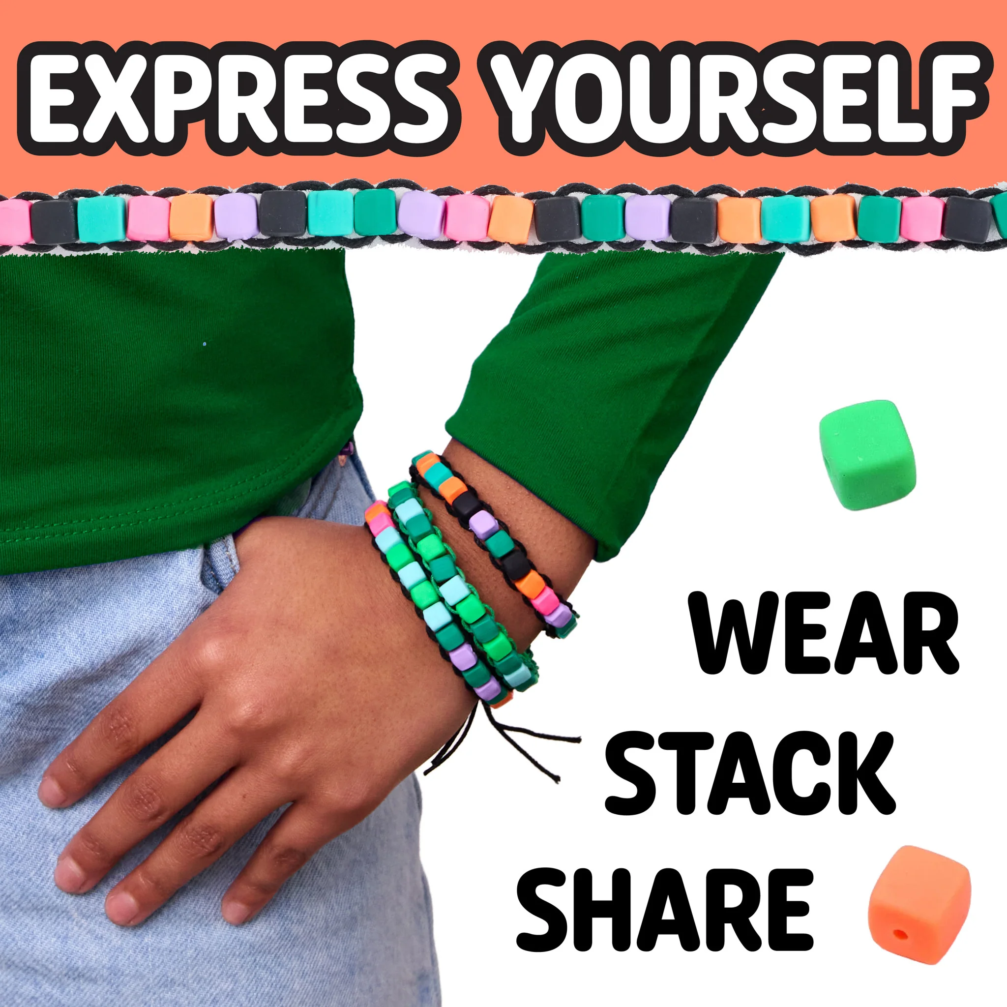Mini Kit Woven Cube Bracelets - #6551000 - Image 6